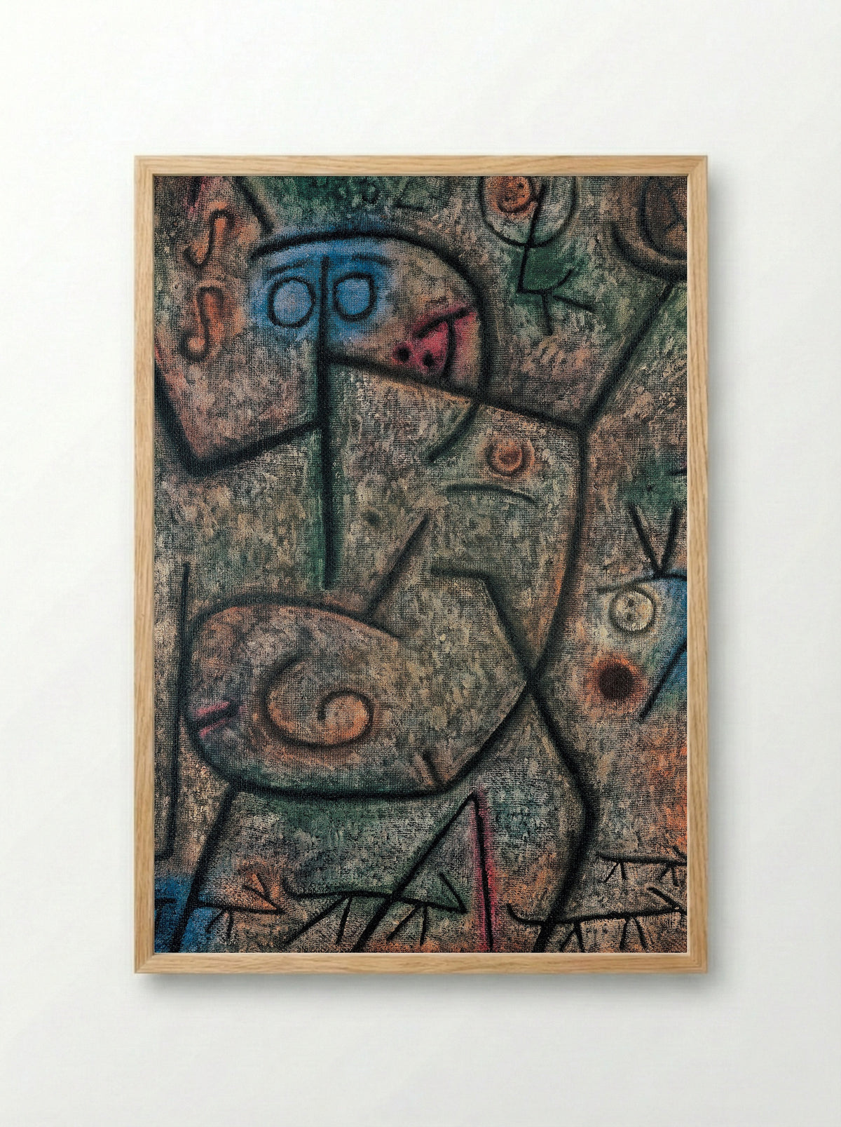 The Rumours - Paul Klee - Framed Print Wood