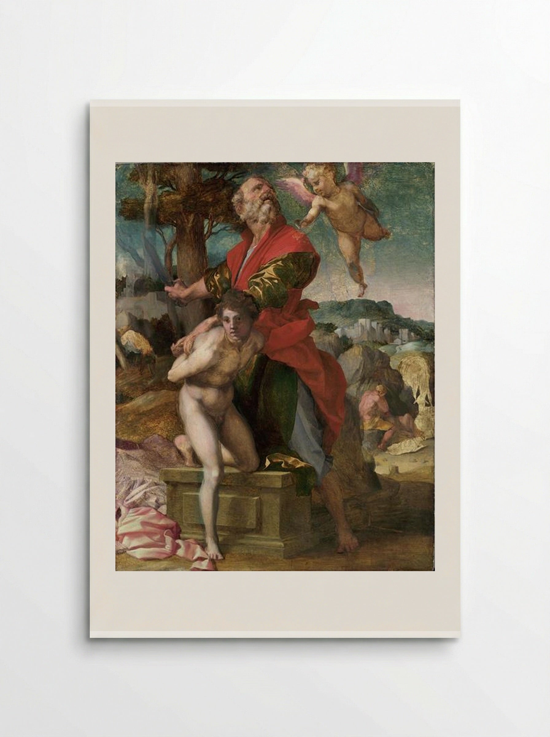 The Sacrifice of Abraham - Andrea del Sarto - Poster