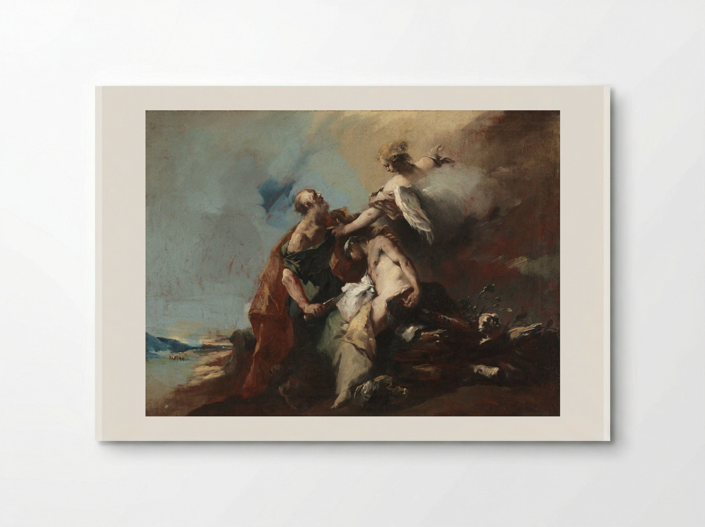 The Sacrifice of Isaac - Francesco Guardi - Poster