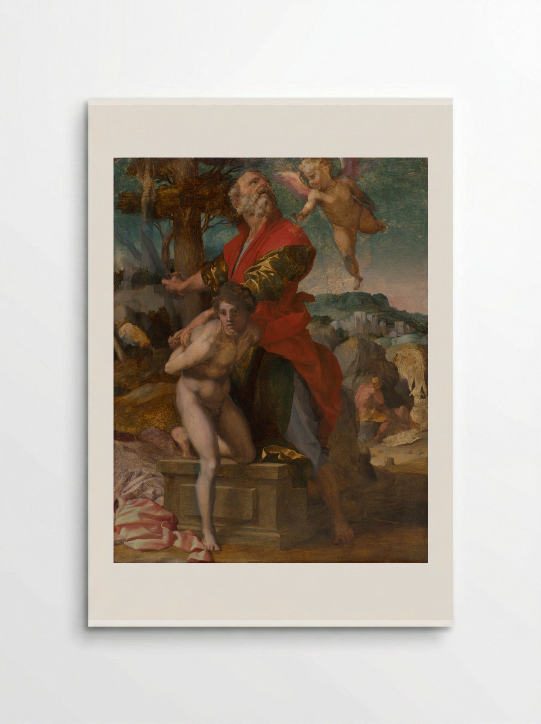 The Sacrifice of Isaac - Andrea del Sarto - Poster