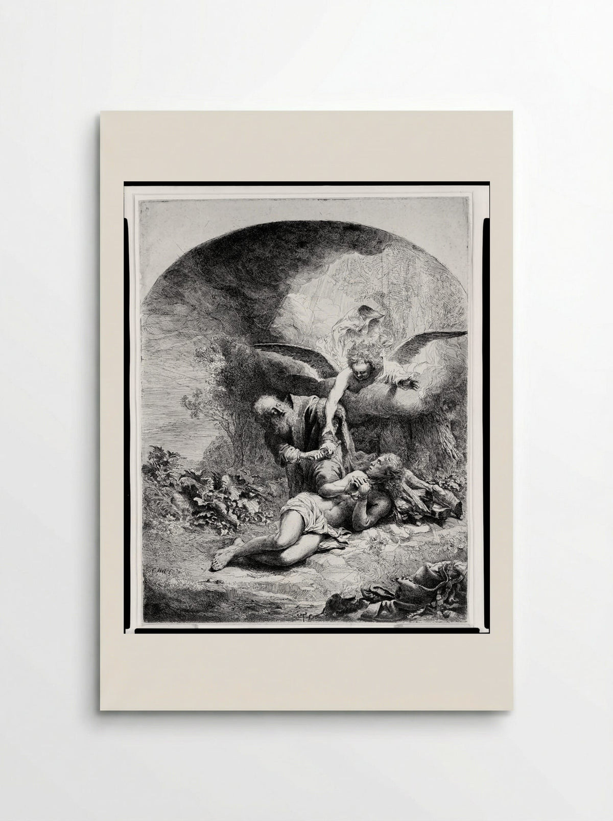 The Sacrifice of Isaac - Ferdinand Bol - Poster