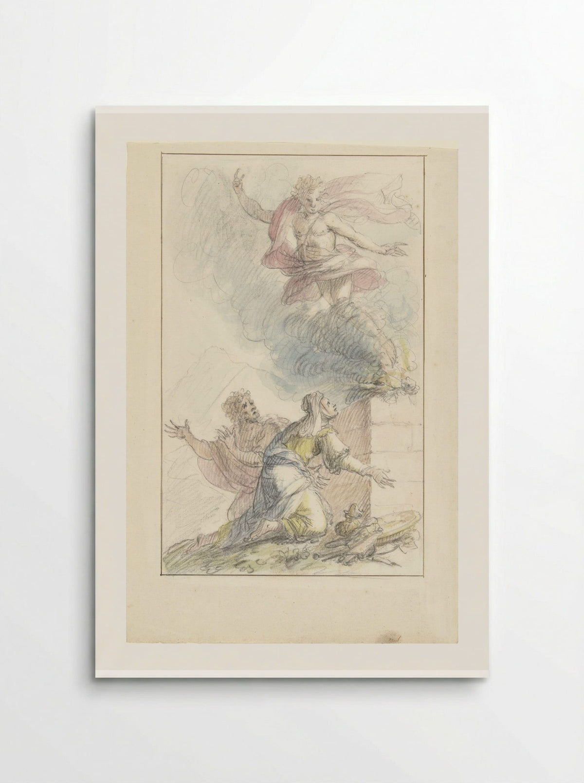 The Sacrifice of Manoah - Elias van Nijmegen - Poster