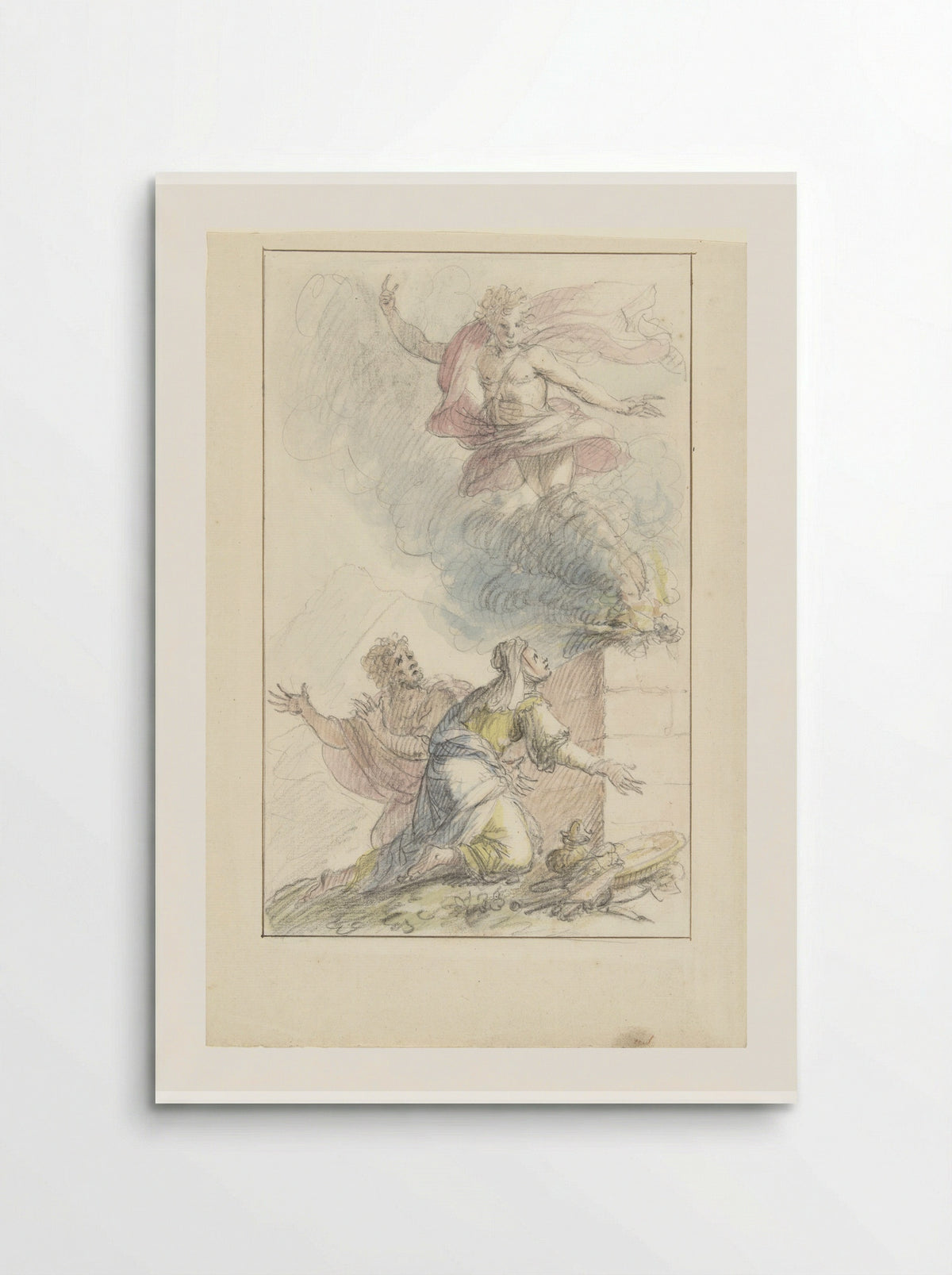 The Sacrifice of Manoah - Elias van Nijmegen - Poster