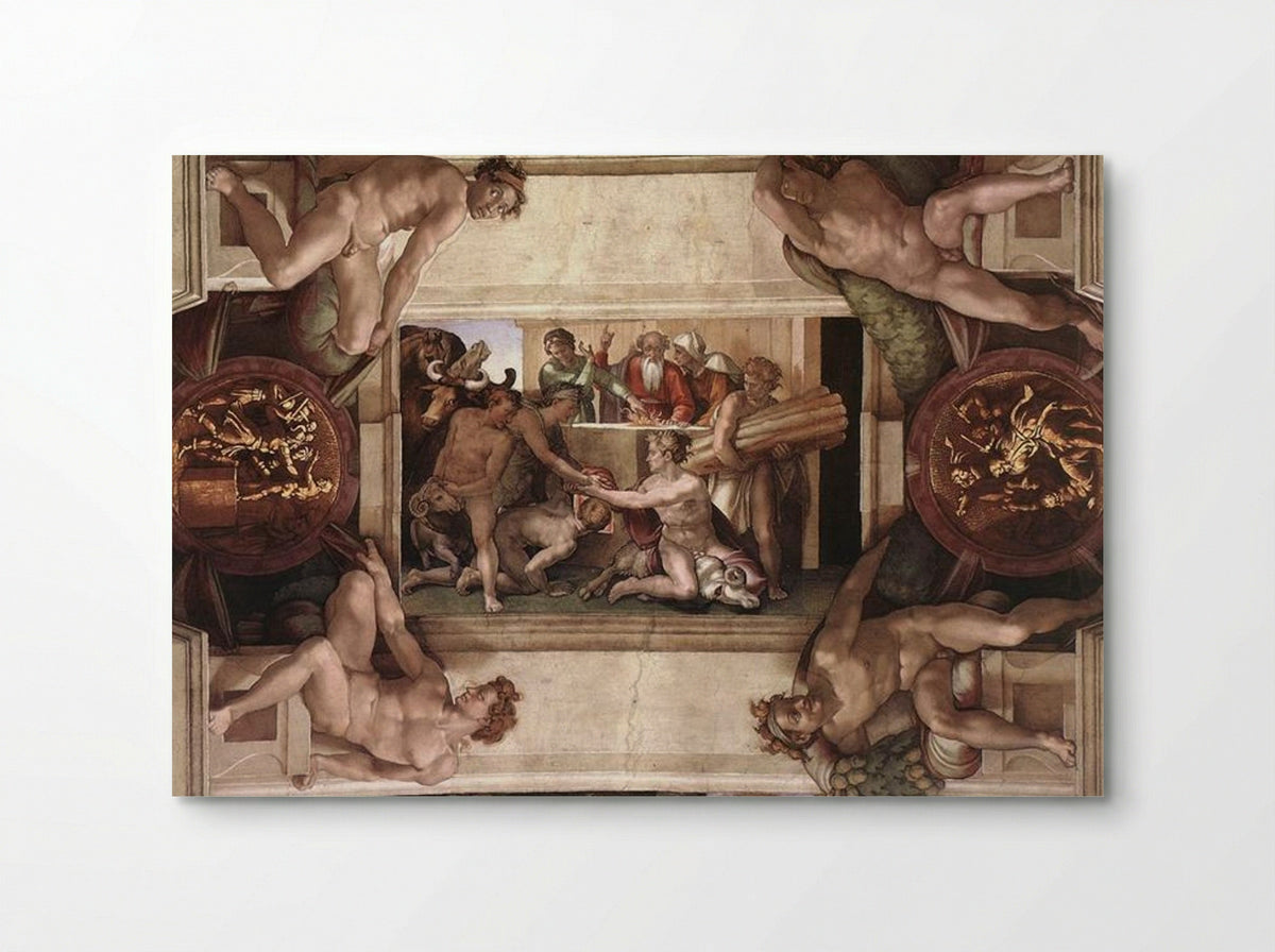 The Sacrifice of Noah - Michelangelo Buonarroti - Poster