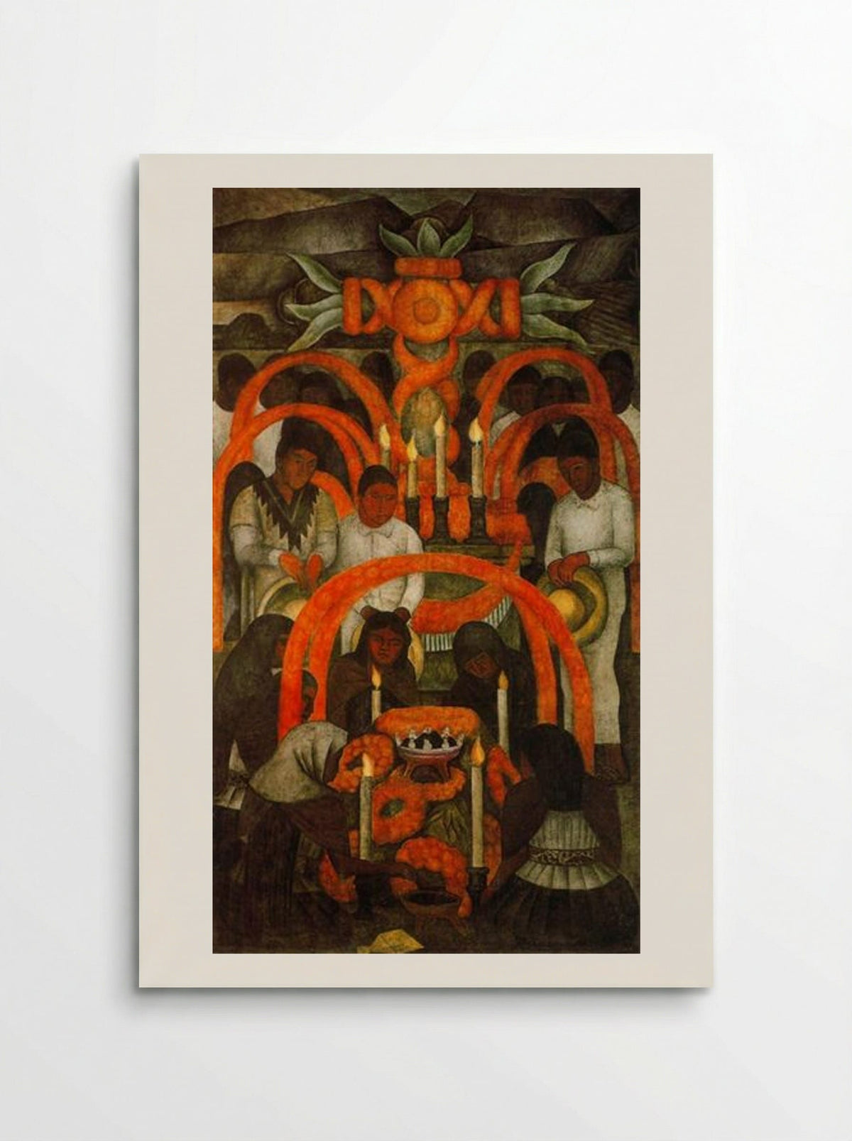 The Sacrificial Offering (Day of the Dead) - Diego Rivera - Poster