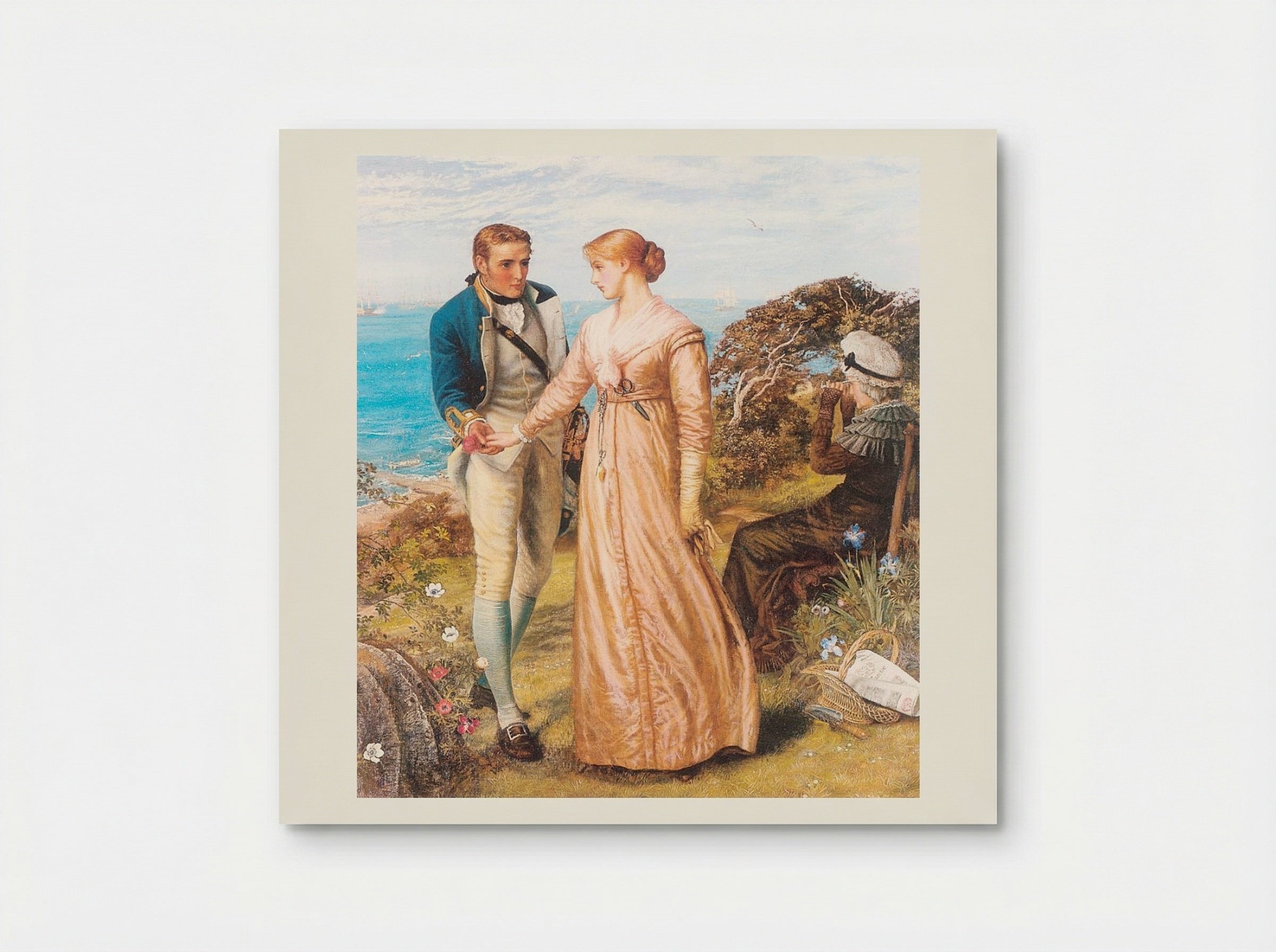 The Sailing Signal Gun - Arthur Hughes - Poster