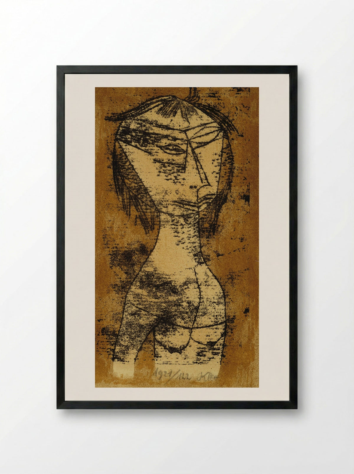 The Saint of Inner Light - Paul Klee - Framed Print Black