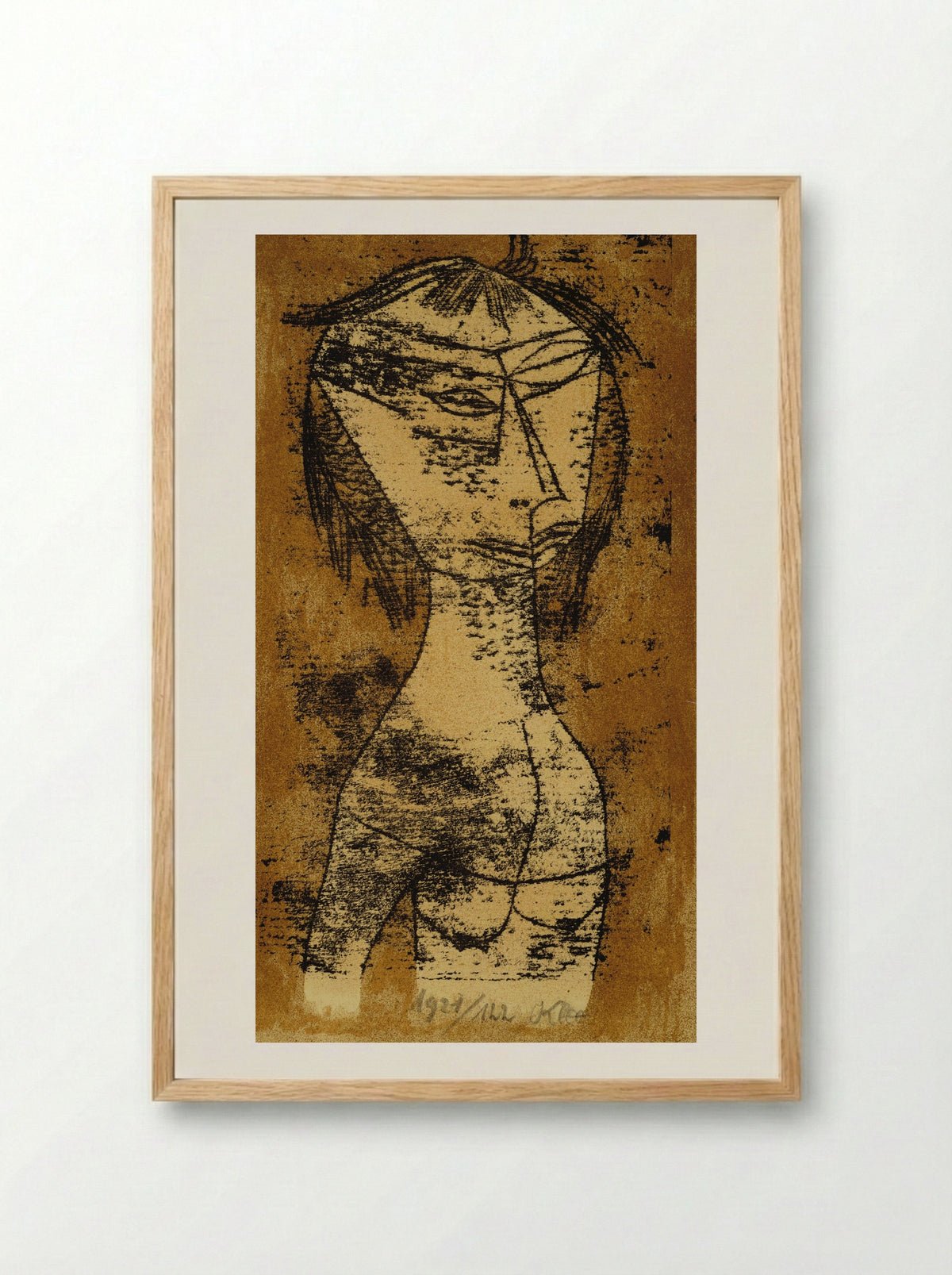 The Saint of Inner Light - Paul Klee - Framed Print Wood