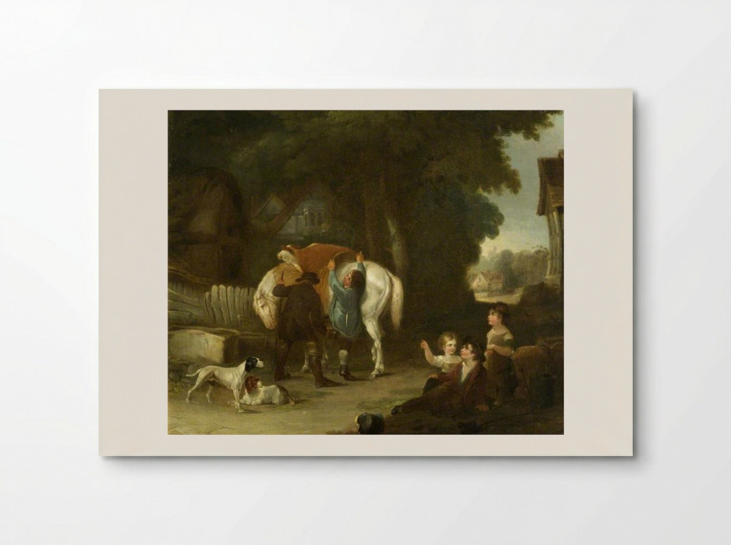 The Sale of the Pet Calf - William Collins - Poster