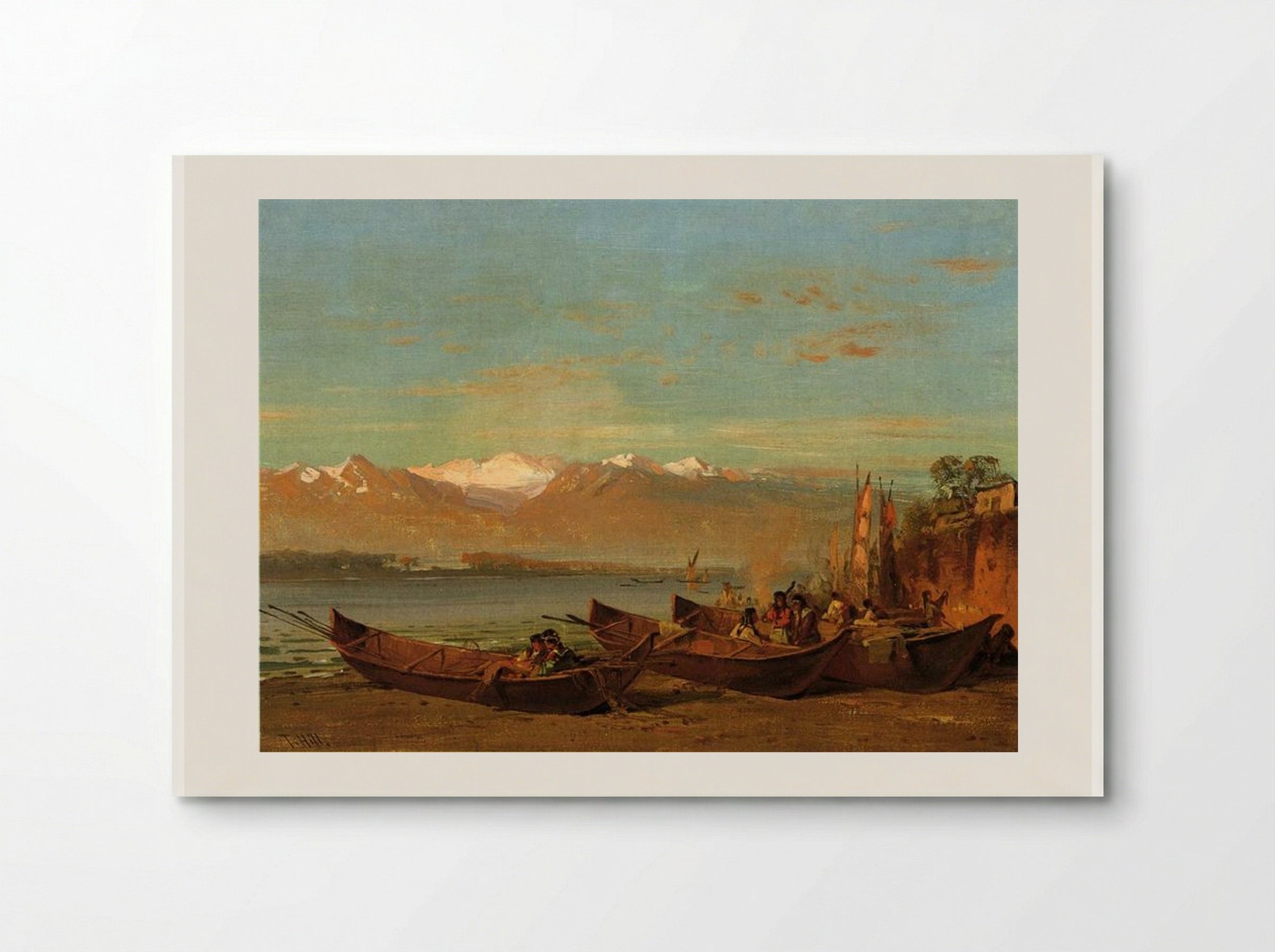 The Salmon Festival, Columbia River - Thomas Hill - Poster