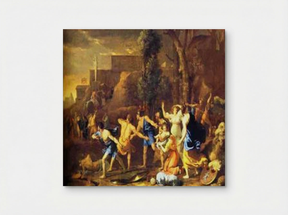 The Saving of the Infant Pyrrhus - Nicolas Poussin - Poster