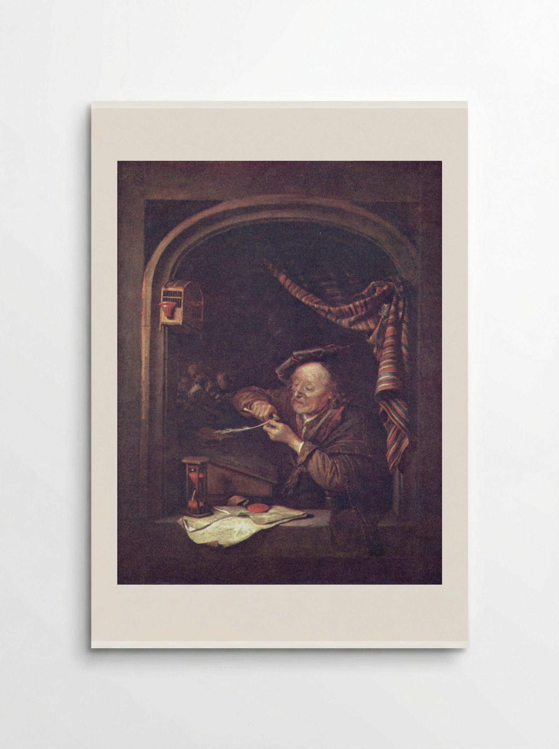 The Schoolmaster - Gerrit Dou - Poster