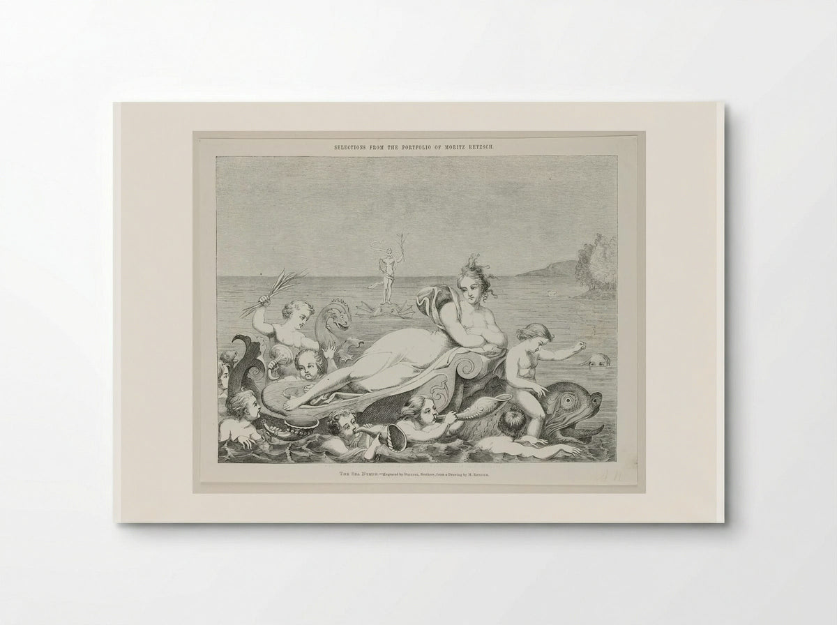 The Sea Nymph - Edward Dalziel - Poster