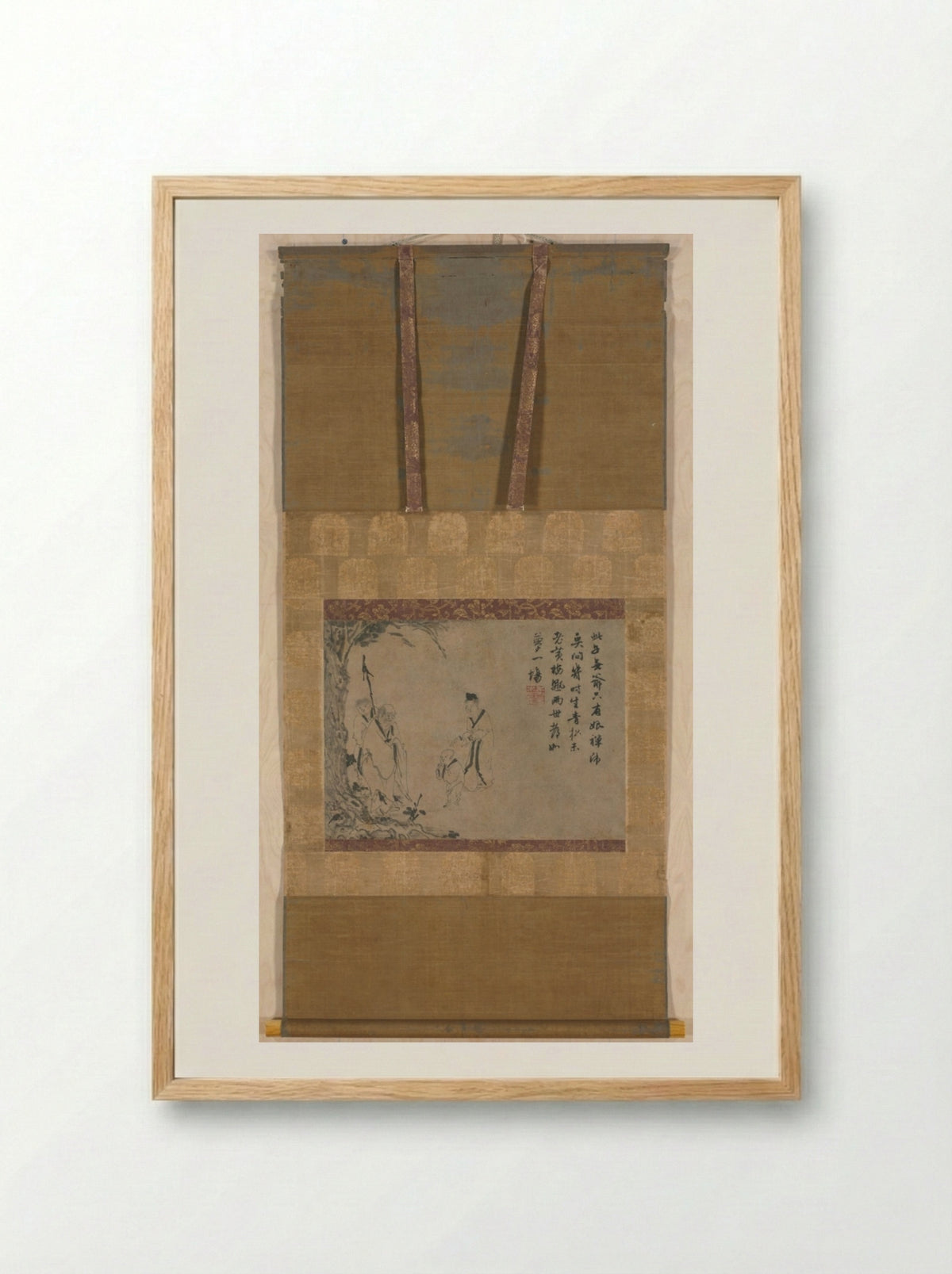 The Second Coming of the Fifth Patriarch - Yintuoluo - Framed Print Wood