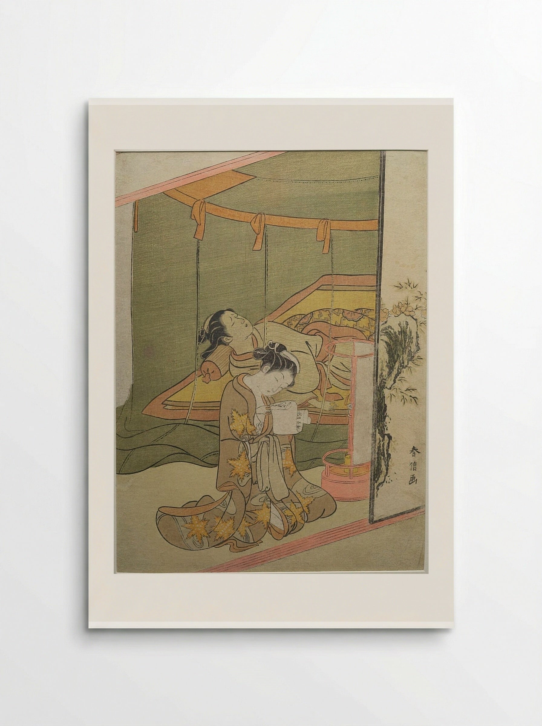 The Secret Love Letter - Suzuki Harunobu - Poster