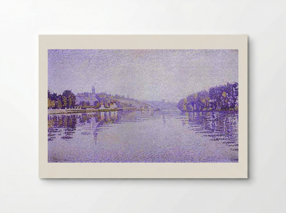 The Seine at Herblay - Paul Signac - Poster