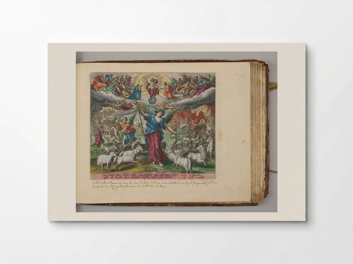 The Separation of the Sheep from the Goats - Adriaen Collaert - Poster
