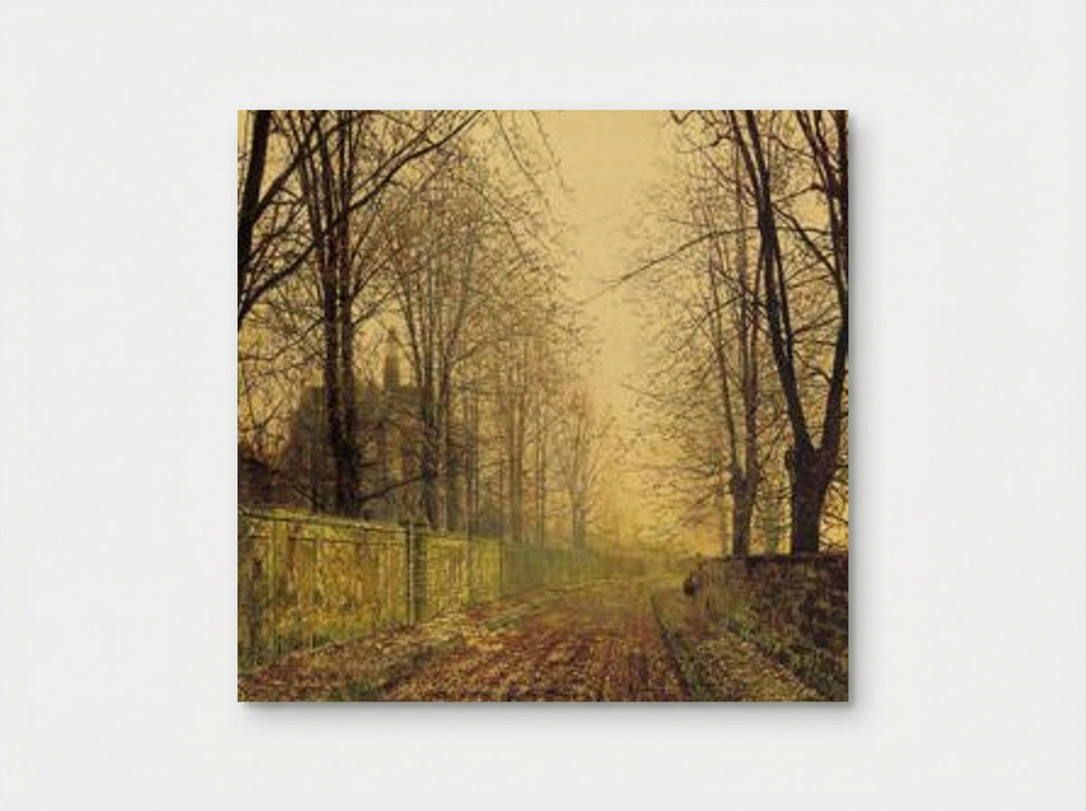 The Sere and Yellow Leaf - John Atkinson Grimshaw - Poster