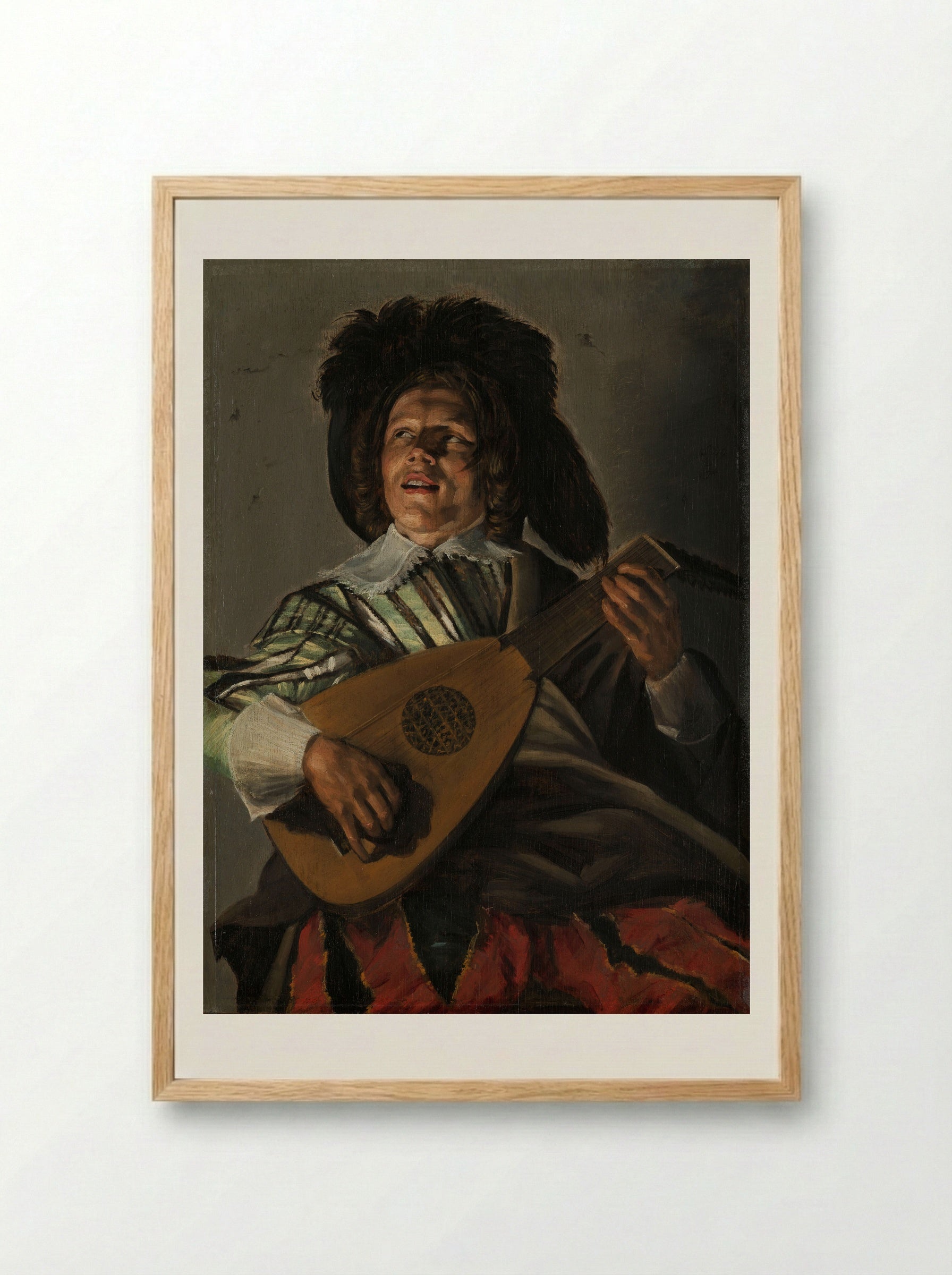 The Serenade - Judith Leyster - Framed Print Wood