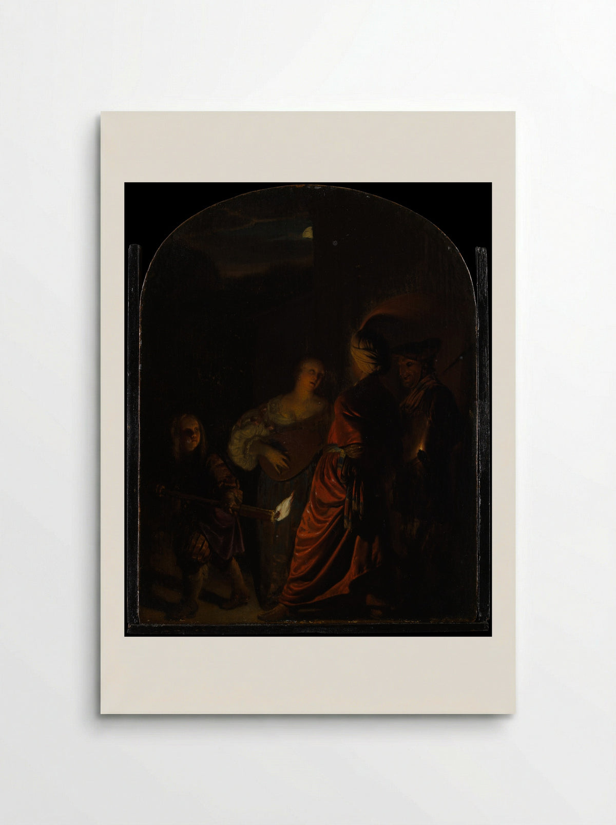 The Serenade - Frans van Mieris the Elder - Poster