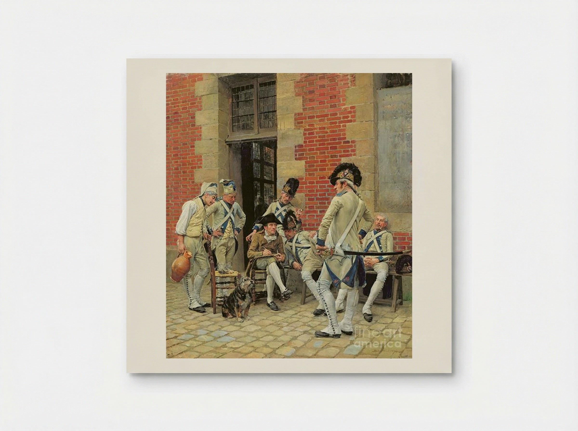 The Sergeant's Portrait - Ernest Meissonier - Poster