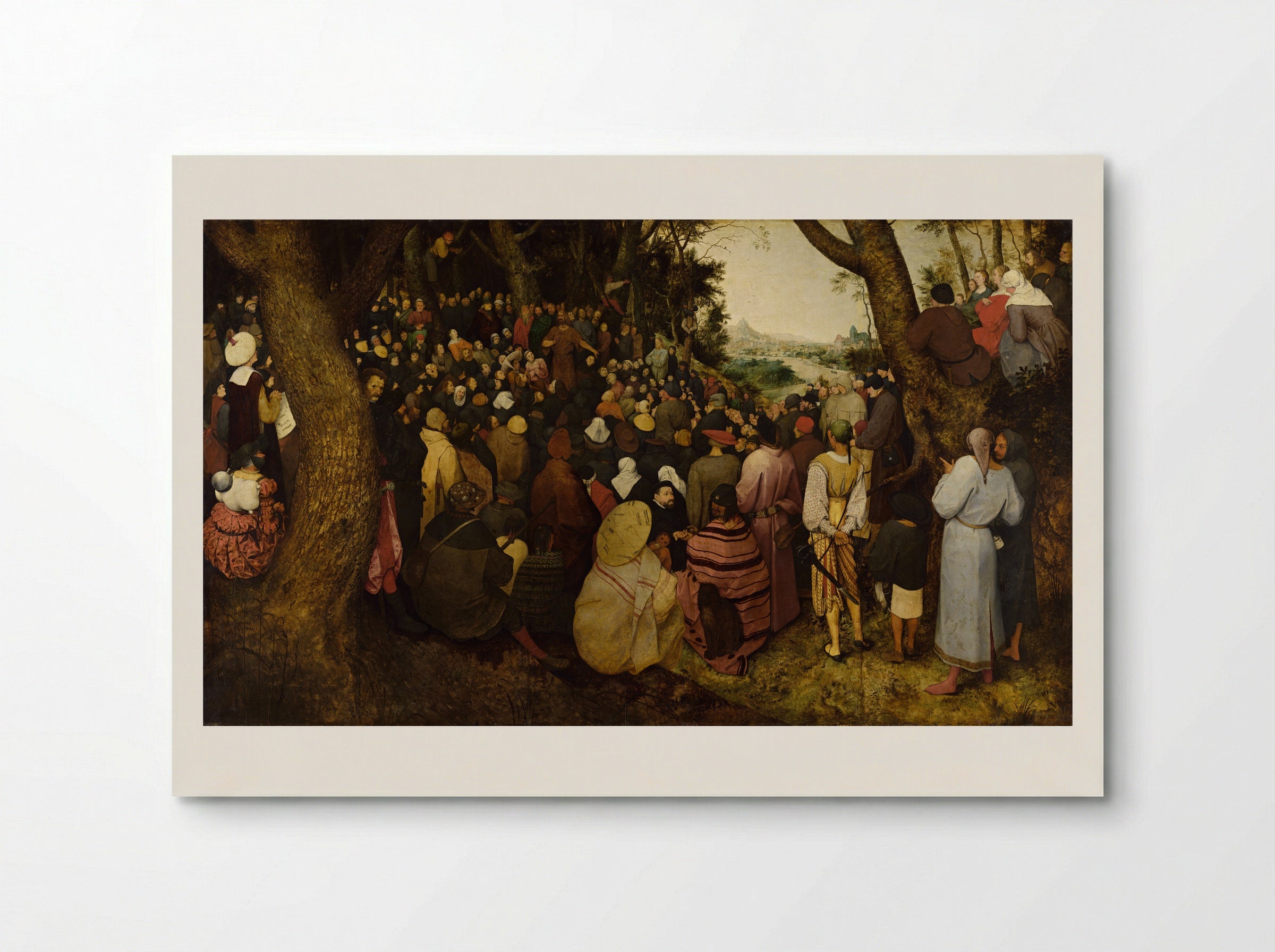 The Sermon of St. John the Baptist - Pieter Bruegel the Elder - Poster