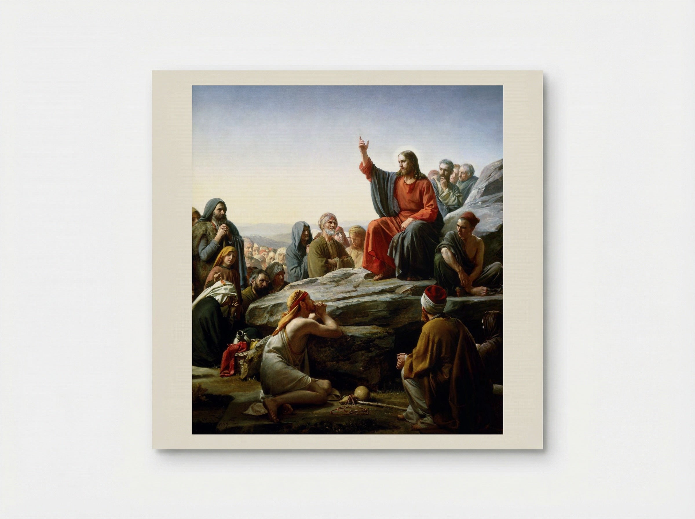 The Sermon on the Mount - Carl Bloch - Poster