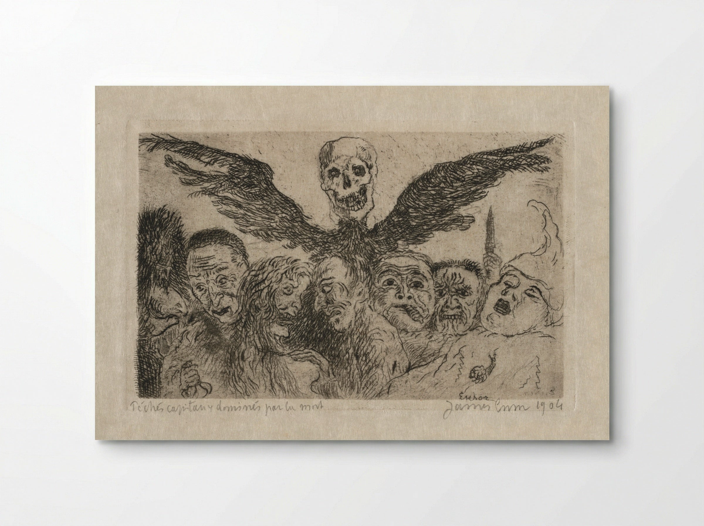 The Seven Deadly Sins: Title Page - James Ensor - Poster