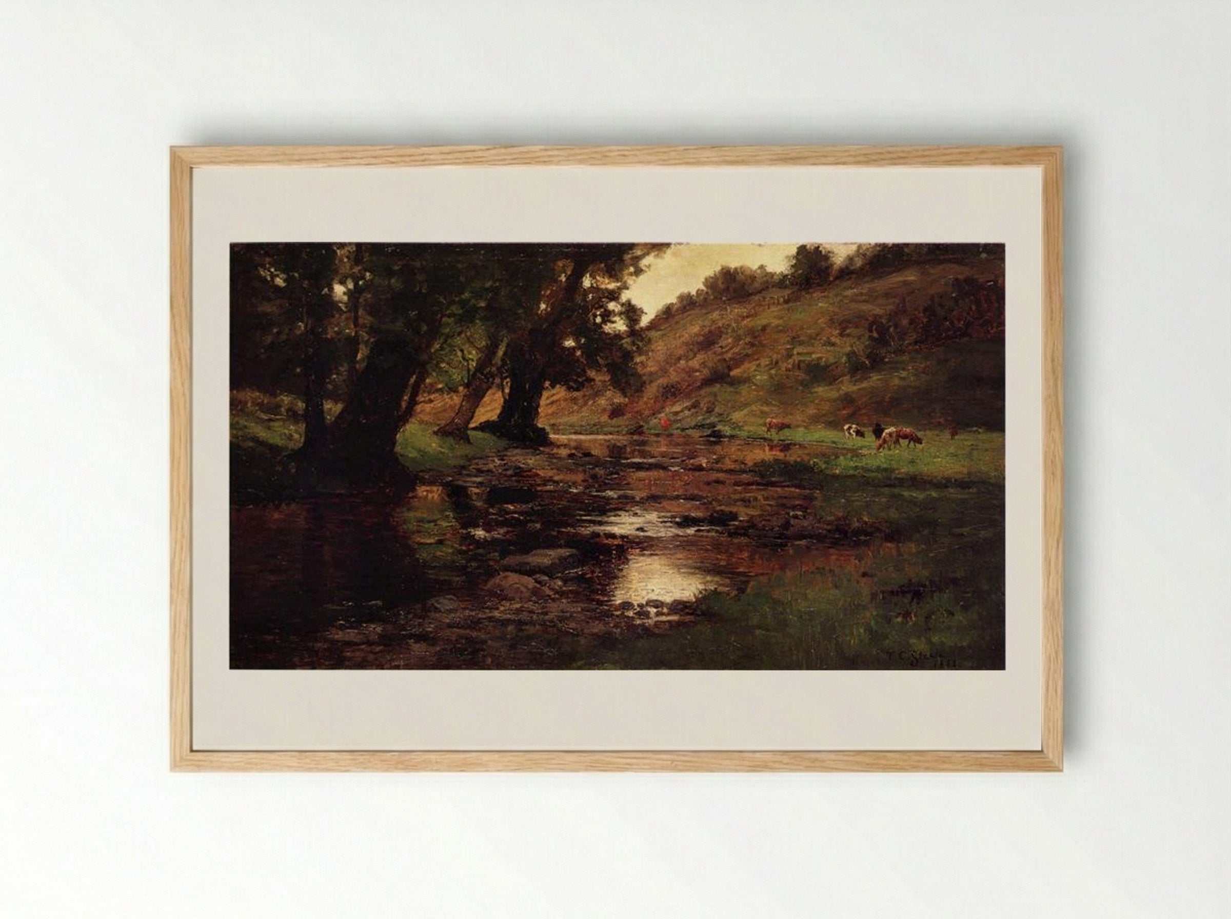 The Shades - T. C. Steele - Framed Print Wood