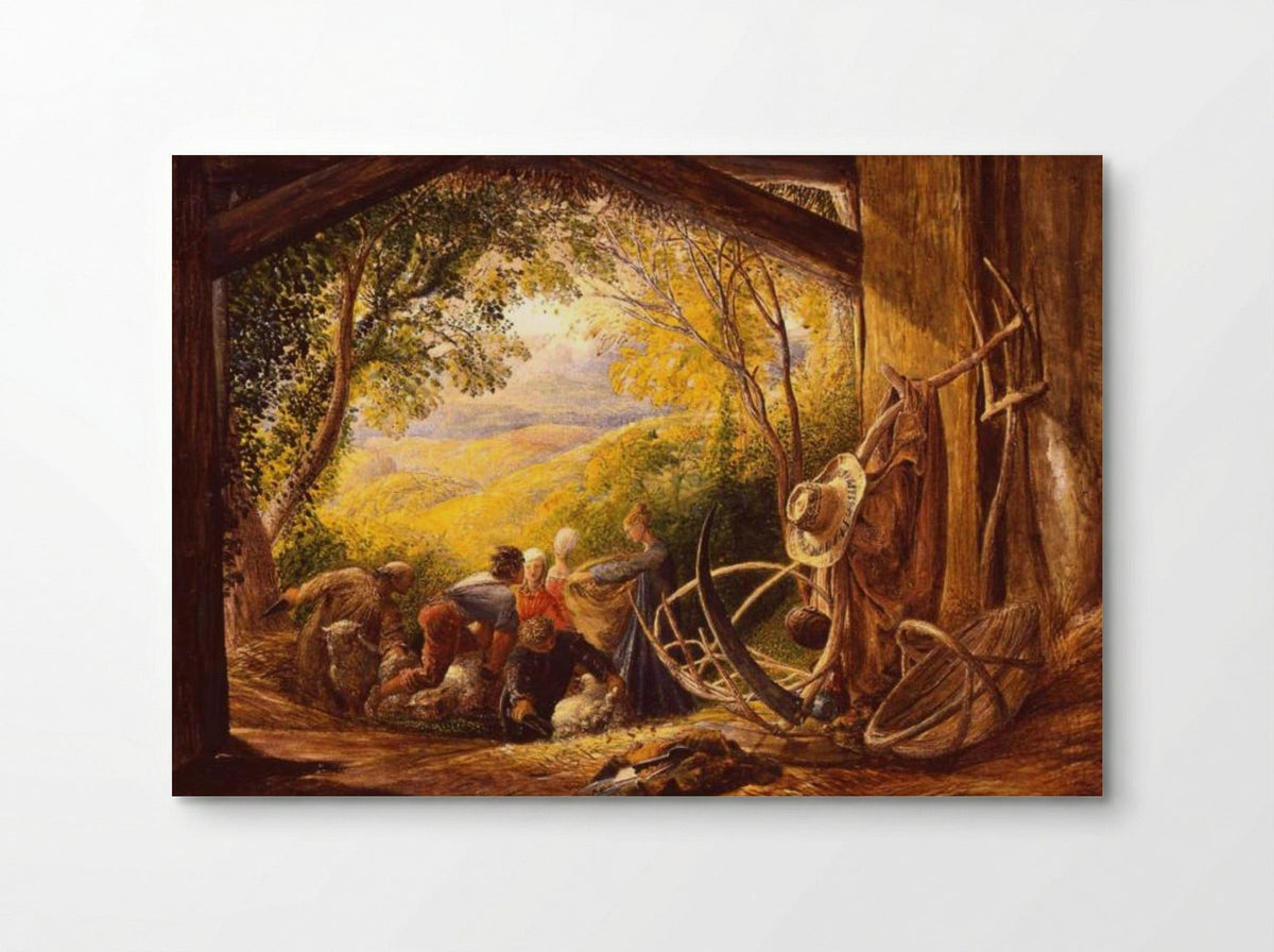 The Shearers - Samuel Palmer - Poster