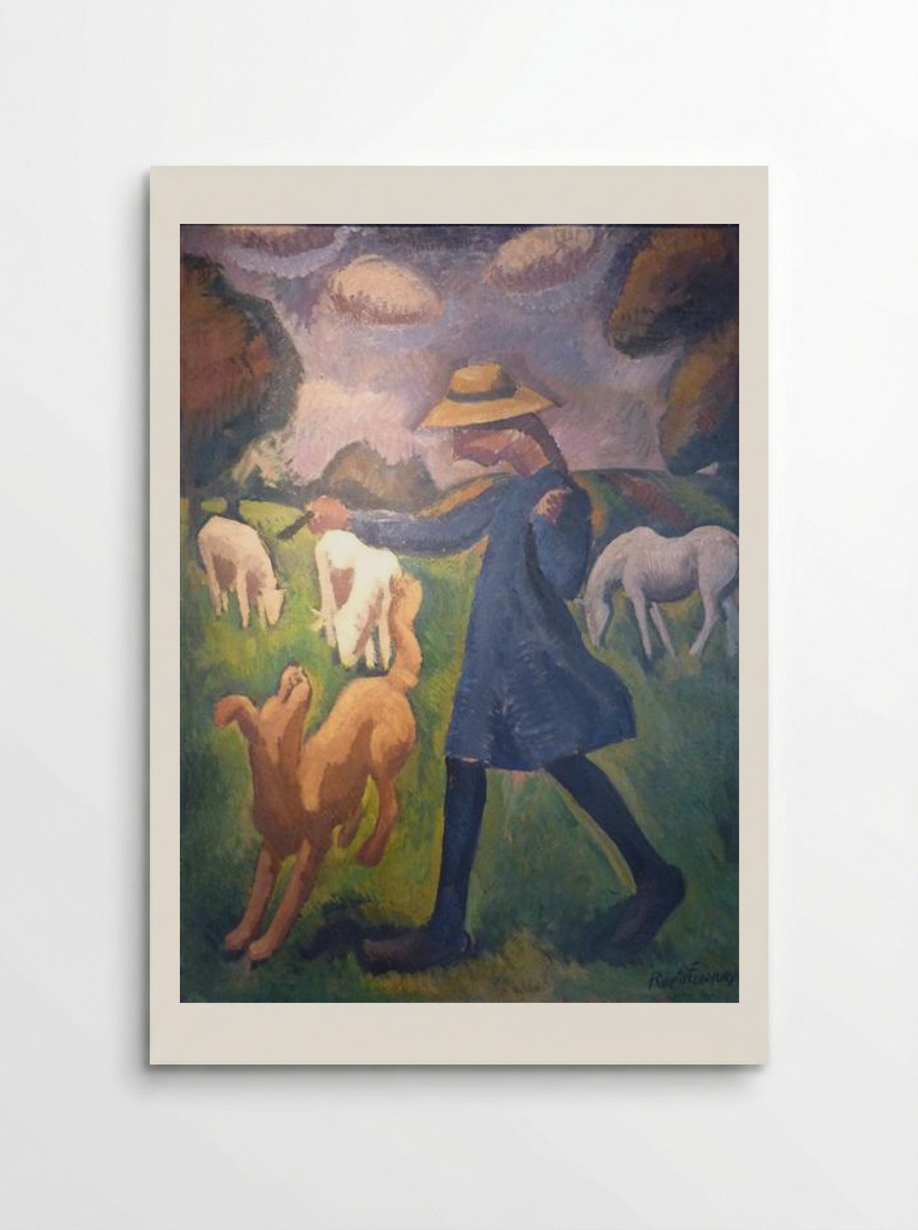 The Shepherdess - Roger de La Fresnaye - Poster