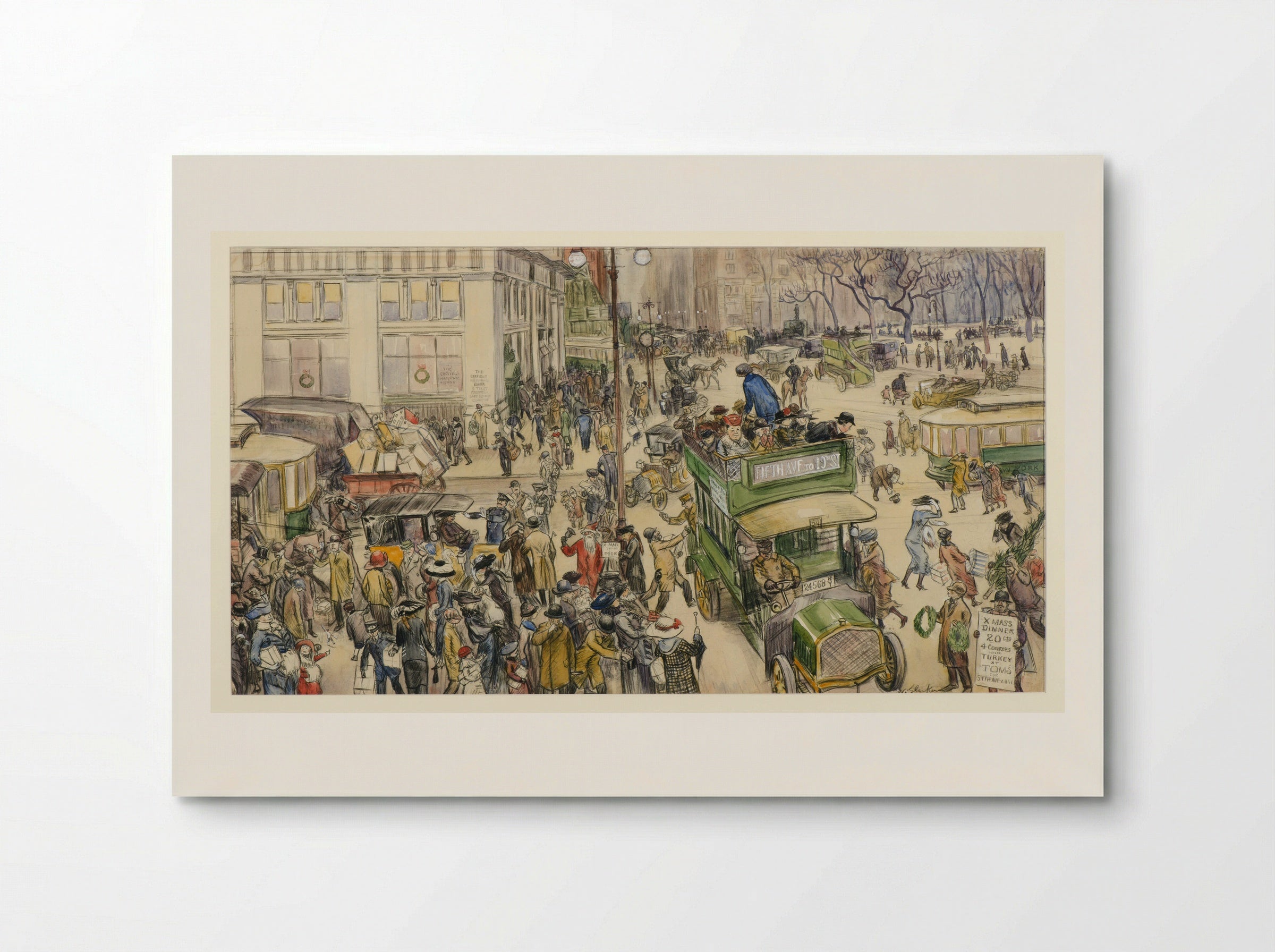The Shoppers - William James Glackens - Poster