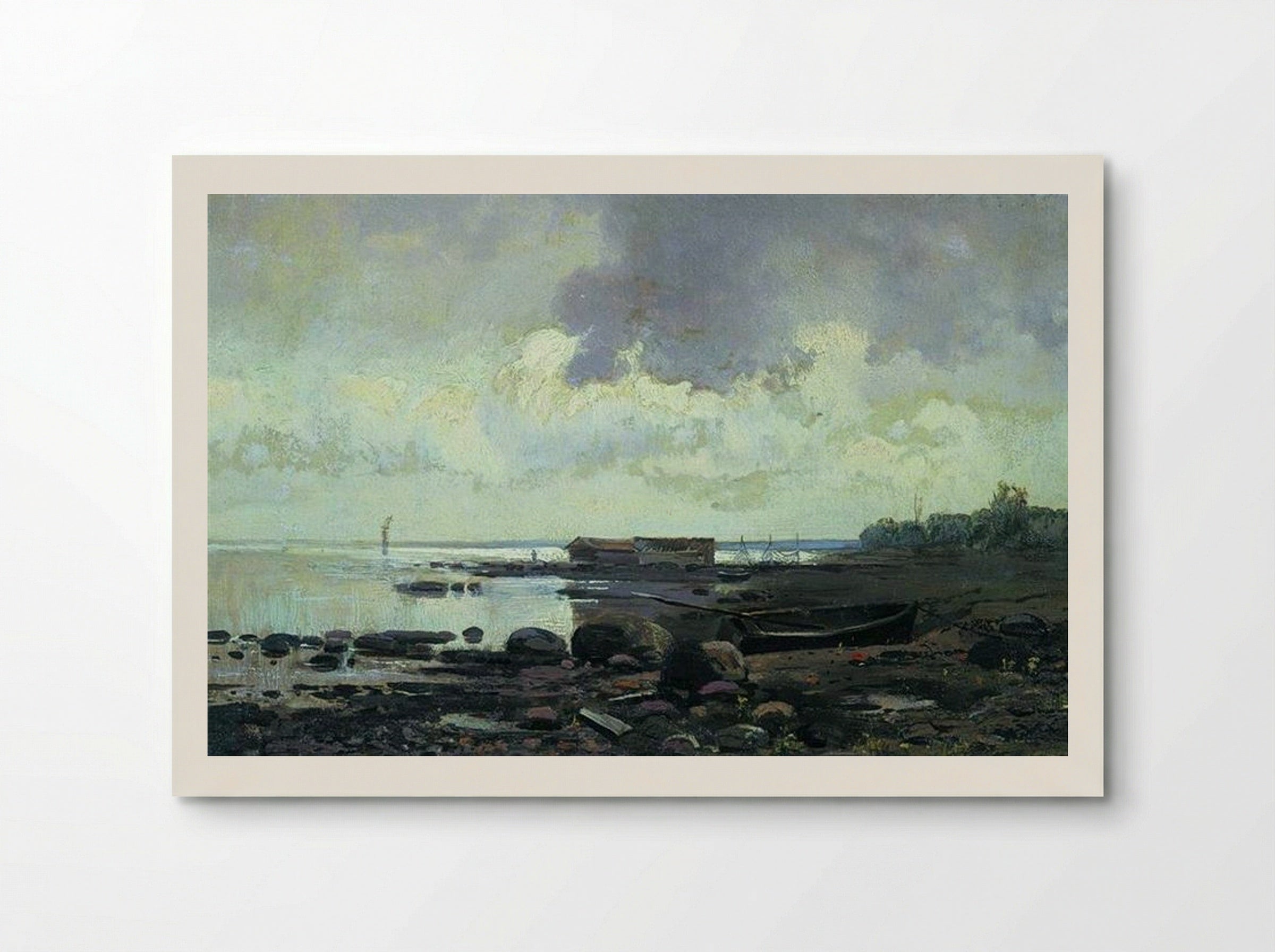 The Shore. Cloudy Day - Fyodor Vasilyev - Poster