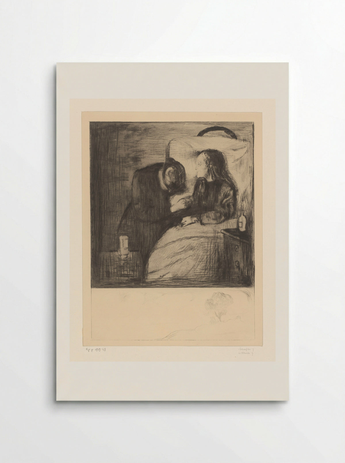 The Sick Child - Edvard Munch - Poster