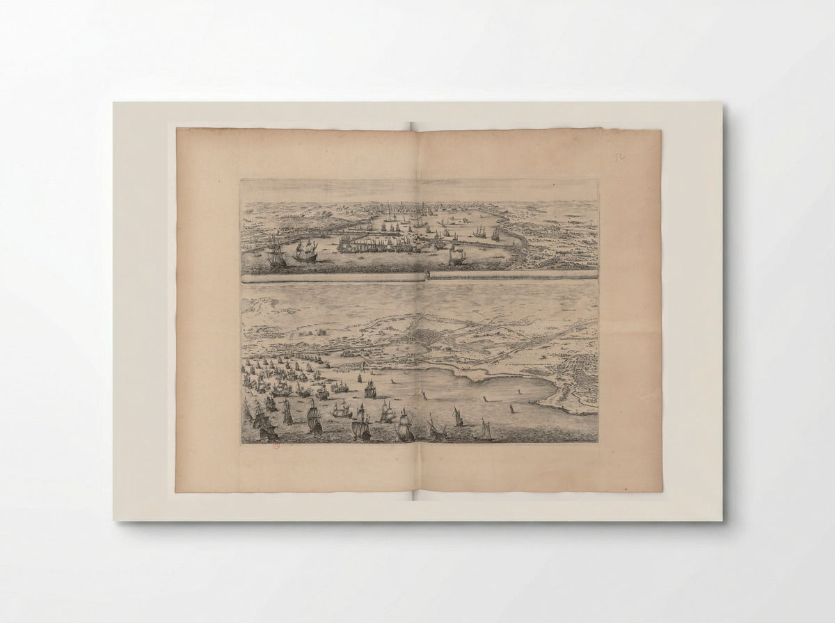 The Siege of La Rochelle - Stefano Della Bella - Poster