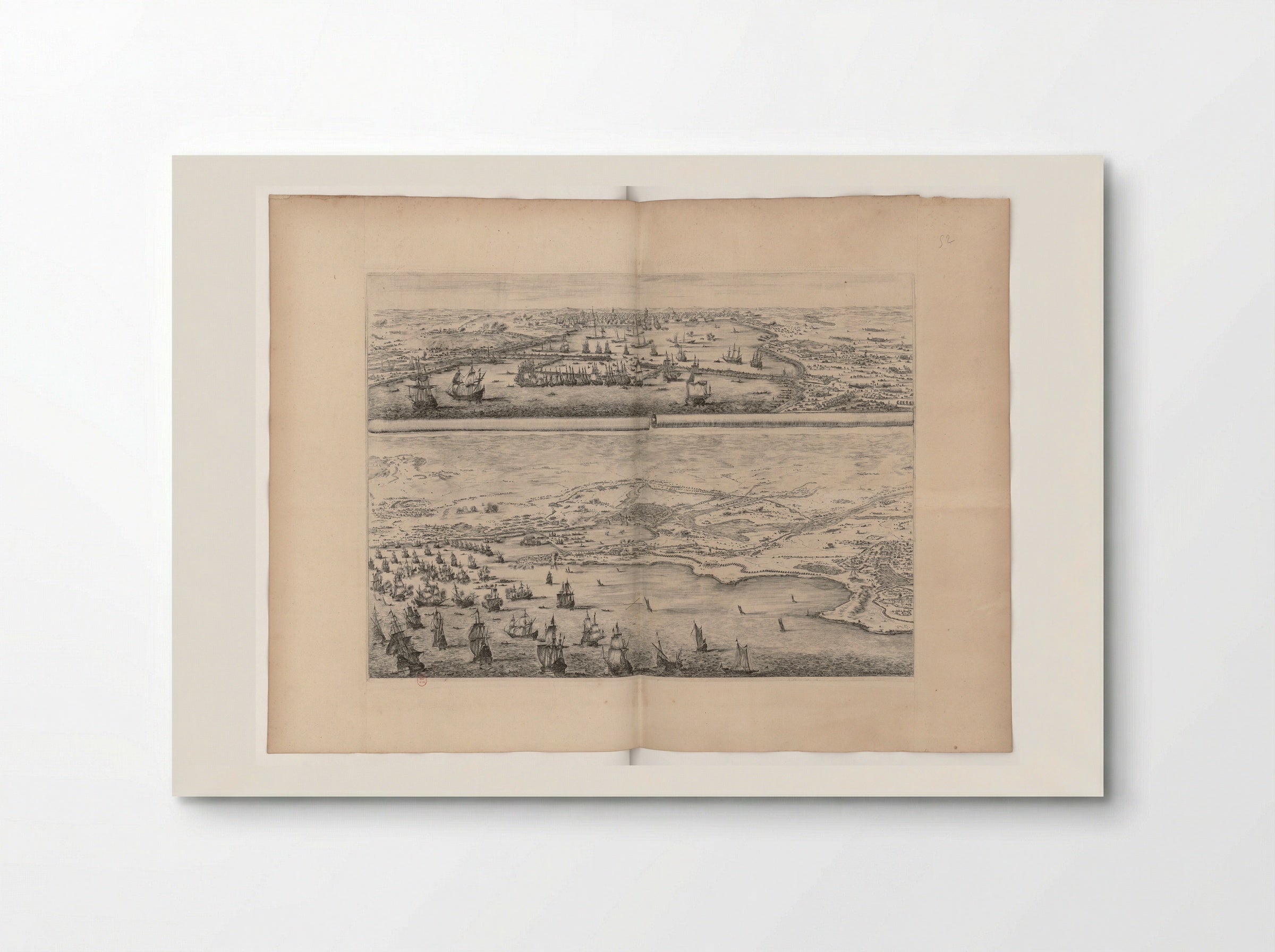 The Siege of La Rochelle - Stefano Della Bella - Poster