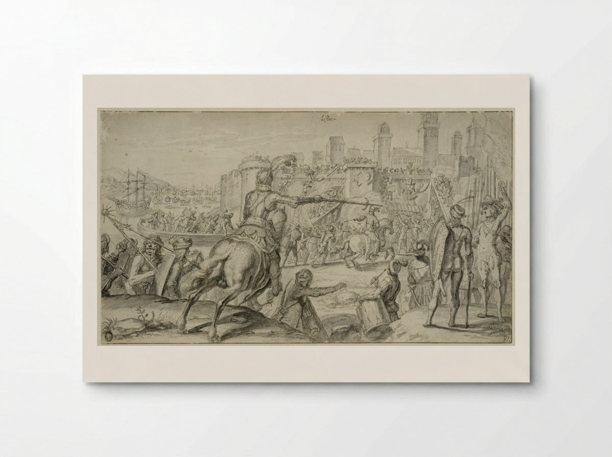The Siege of Lisbon - Crispijn van de Passe (II) - Poster