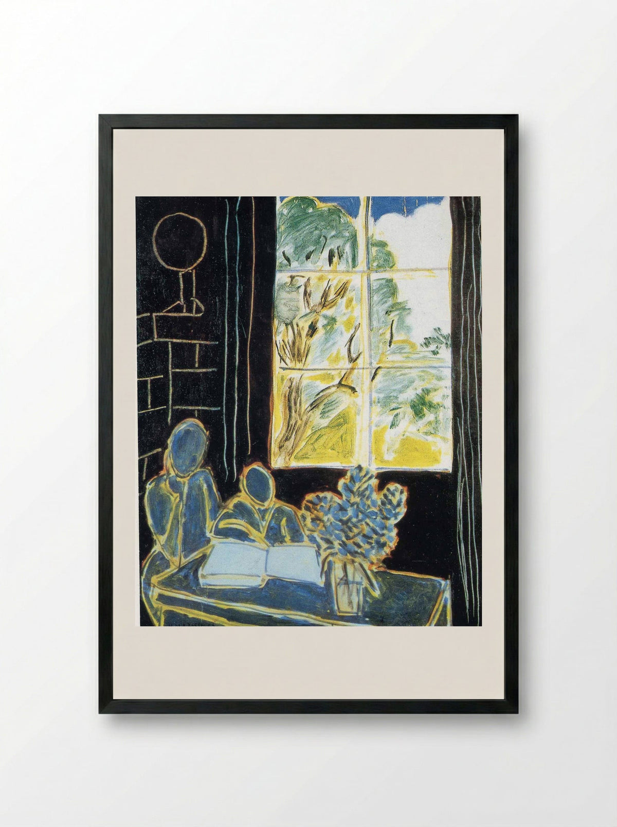 The Silence that Lives in Houses - Henri Matisse - Framed Print Black