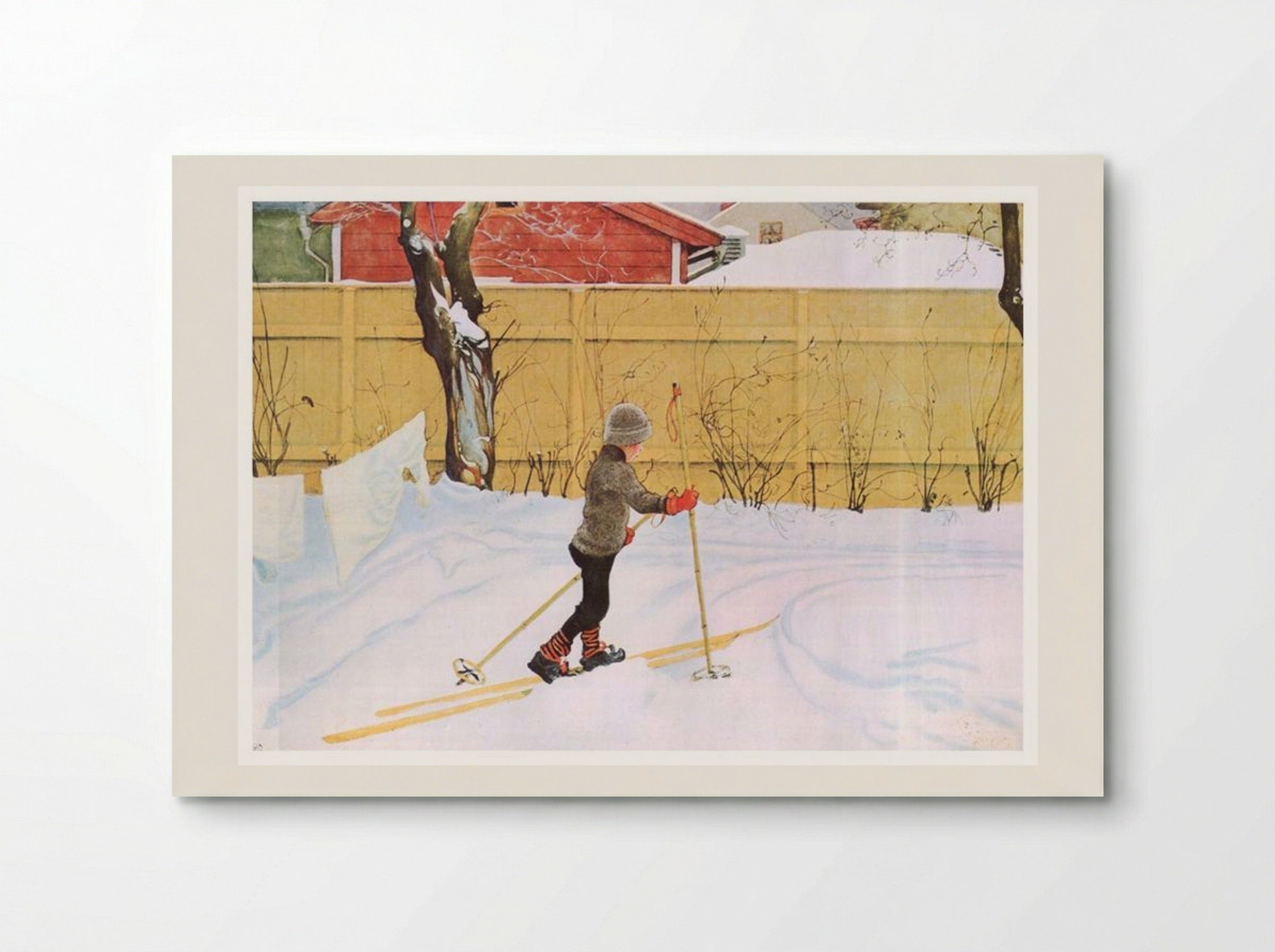 The Skier - Carl Larsson - Poster