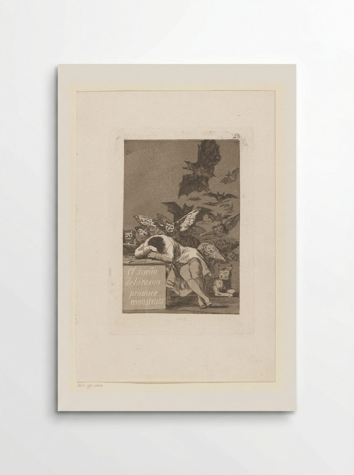 The Sleep of Reason Produces Monsters - Francisco de Goya - Poster