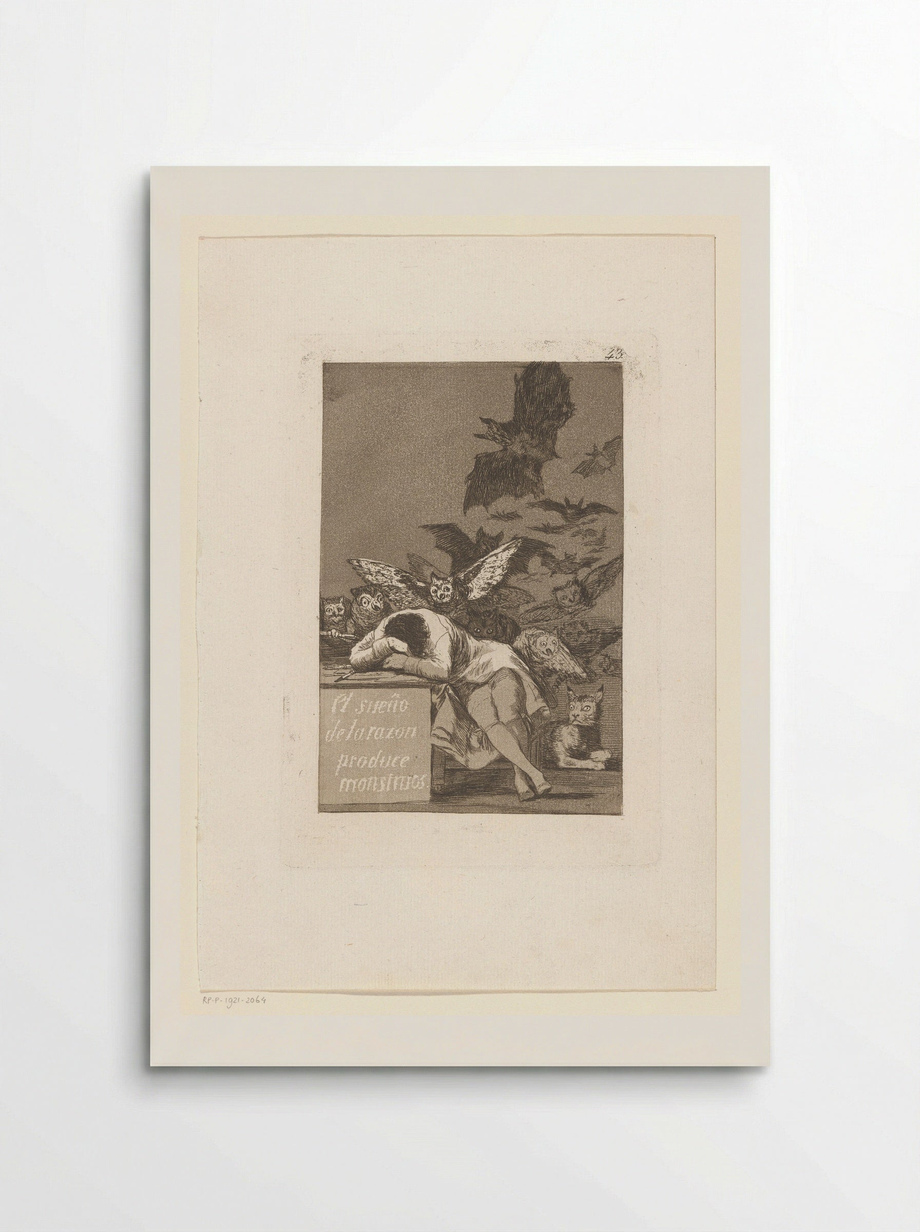 The Sleep of Reason Produces Monsters - Francisco de Goya - Poster