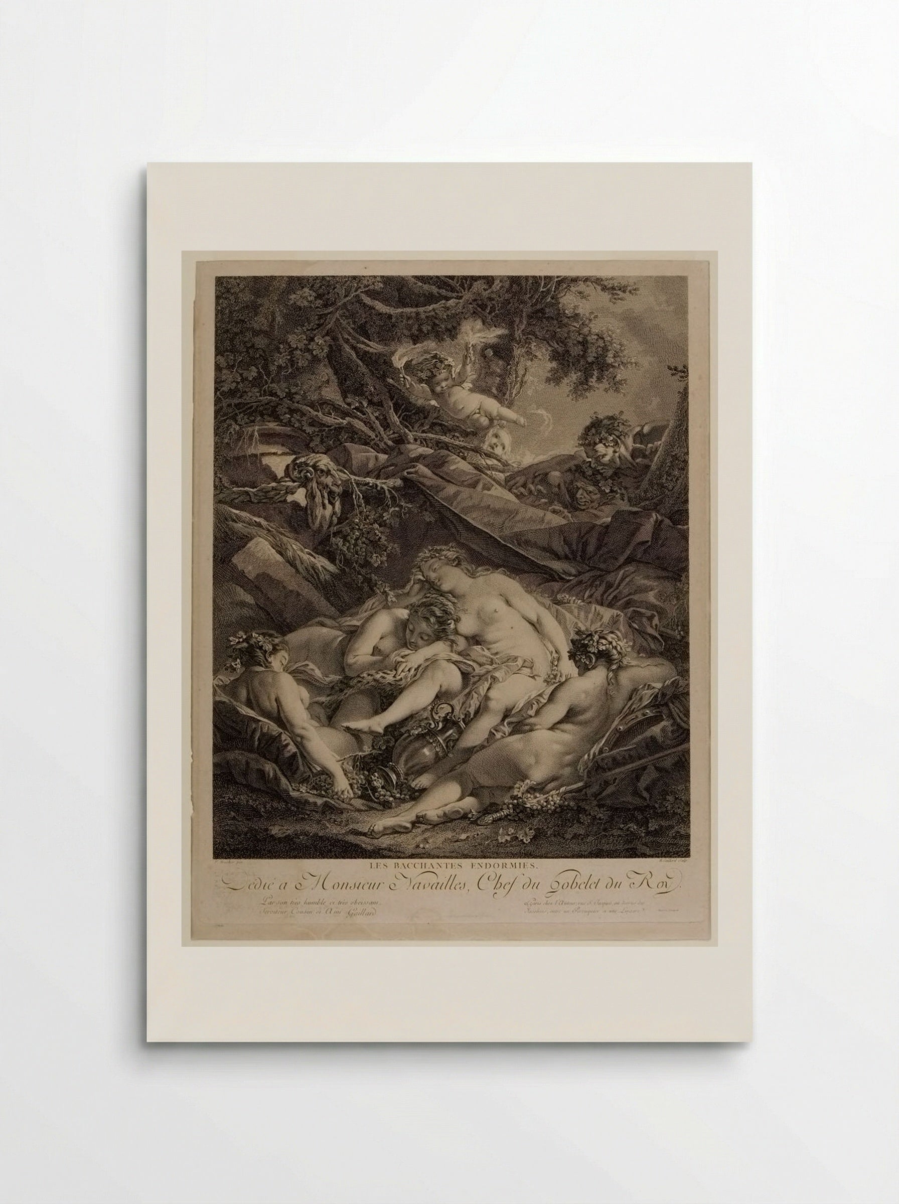 The Sleeping Bacchantes - René Gaillard - Poster