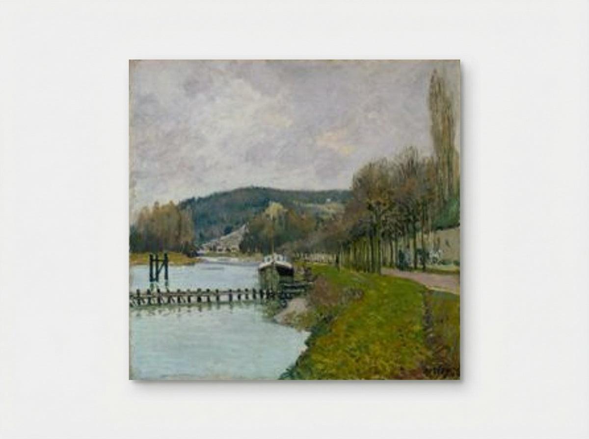The Slopes of Bougival - Alfred Sisley - Poster