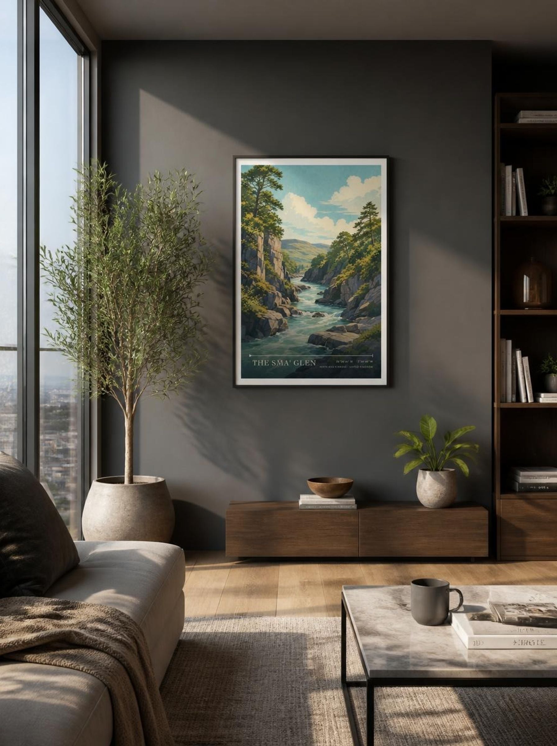 The Sma' Glen Perth and Kinross United Kingdom Travel Poster - Lifestyle