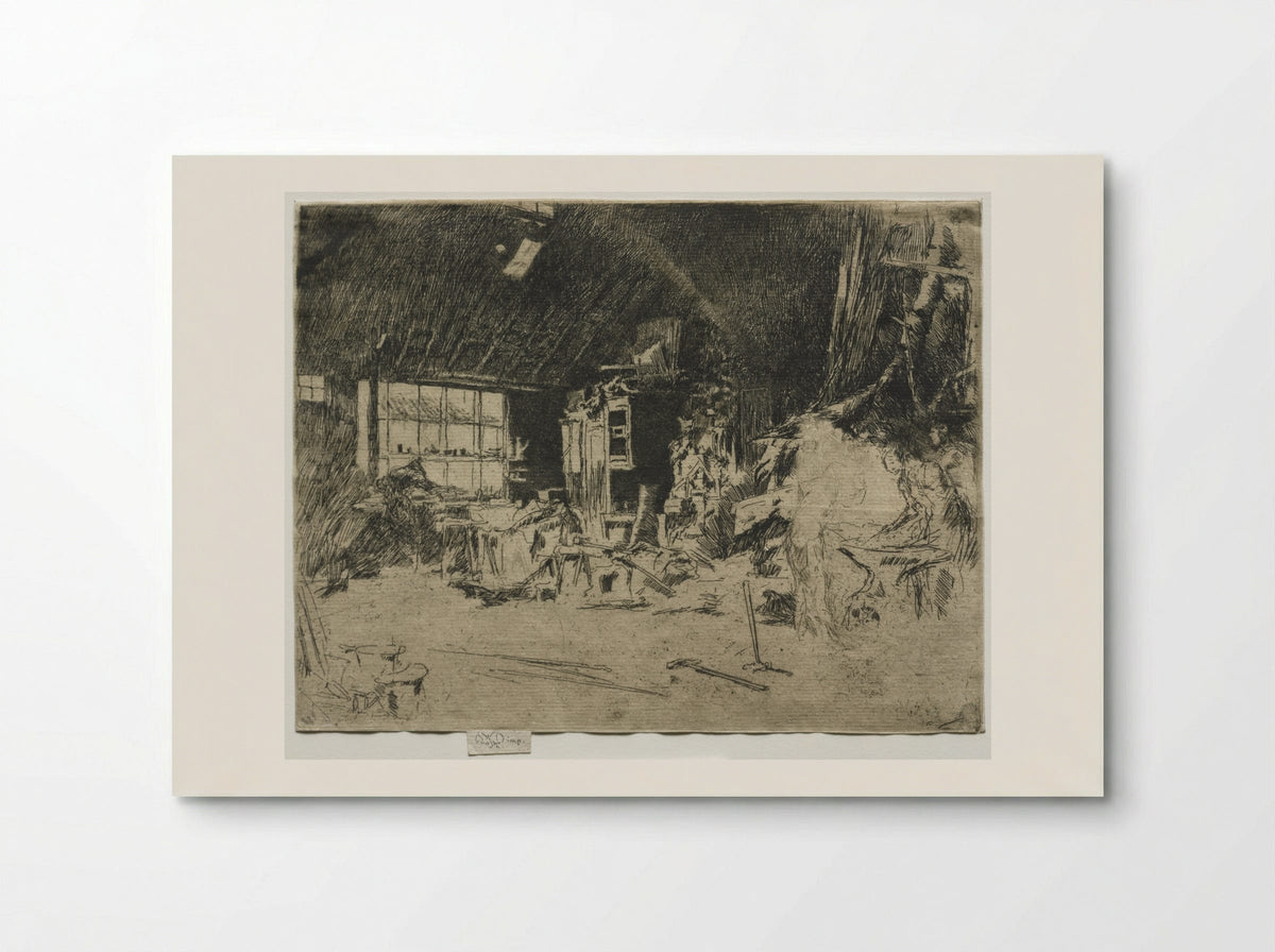 The Smithy - James McNeill Whistler - Poster