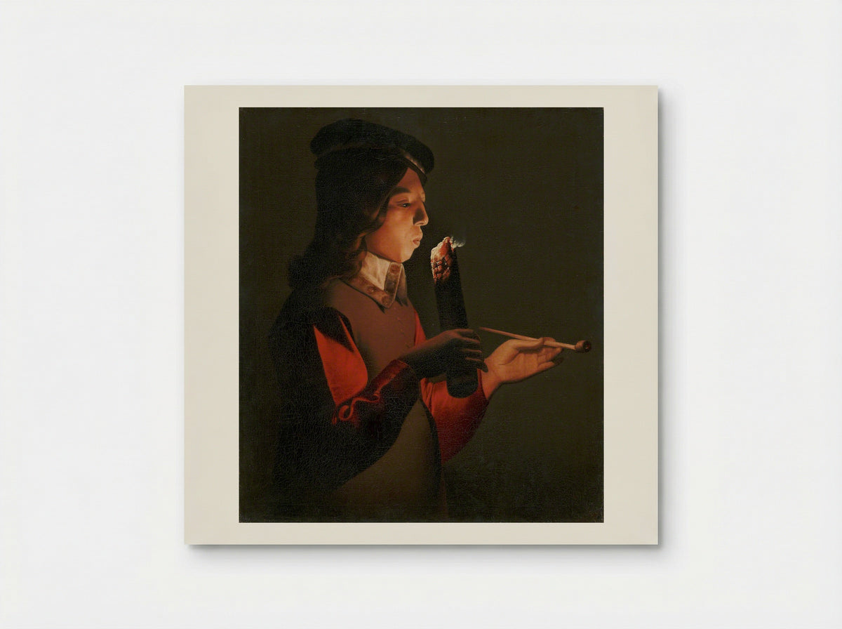 The Smoker - Georges de la Tour - Poster