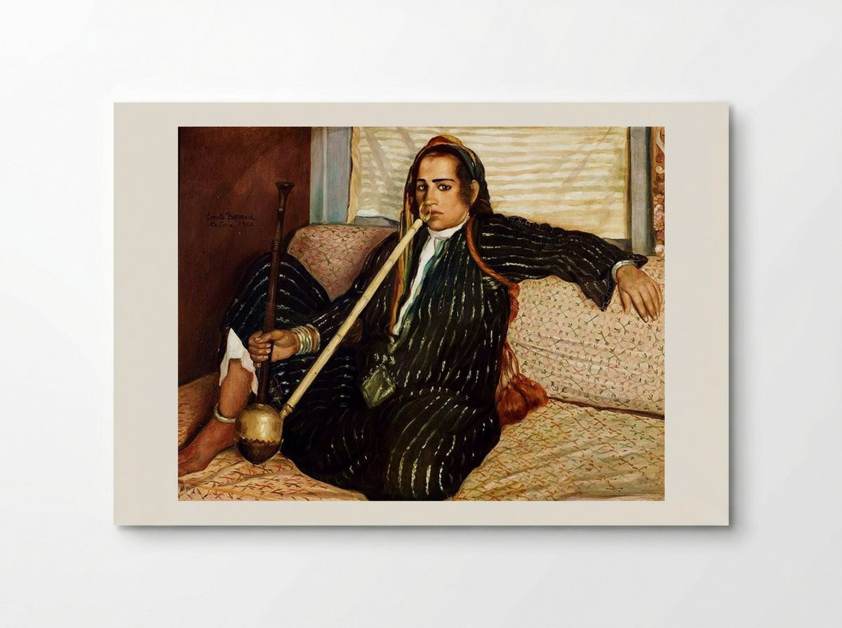 The Smoking Hashish - Émile Bernard - Poster