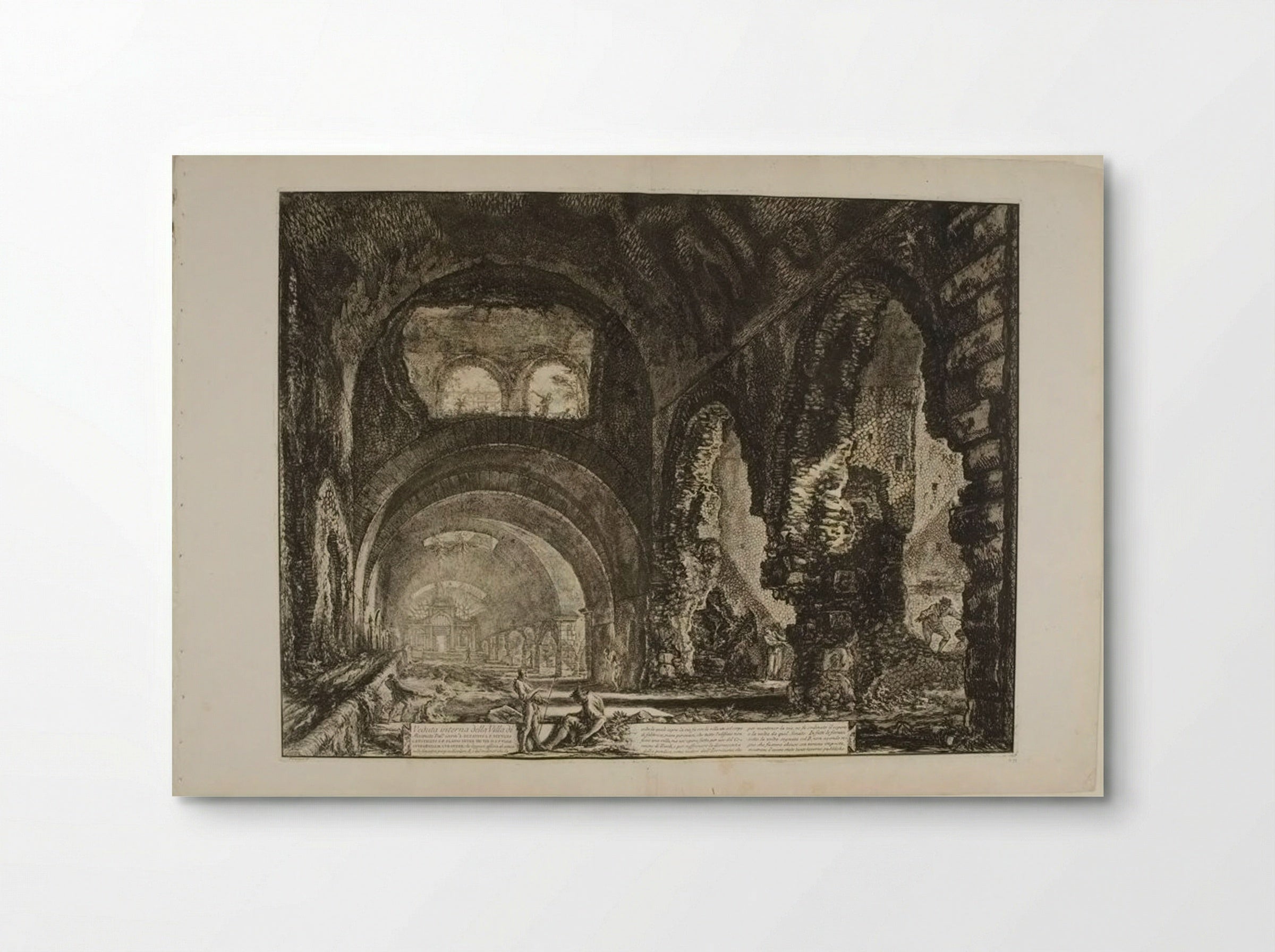 The So-called Villa of Maecenas at Tivoli: Interior - Giovanni Battista Piranesi - Poster