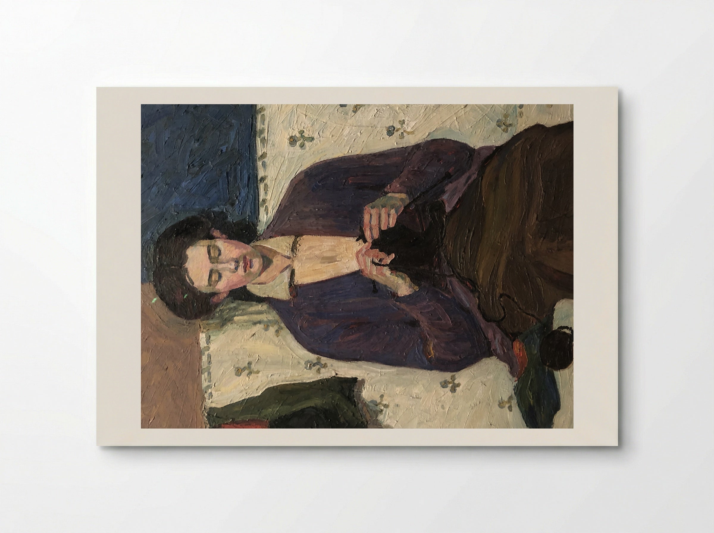 The Sock Knitter - Grace Cossington Smith - Poster