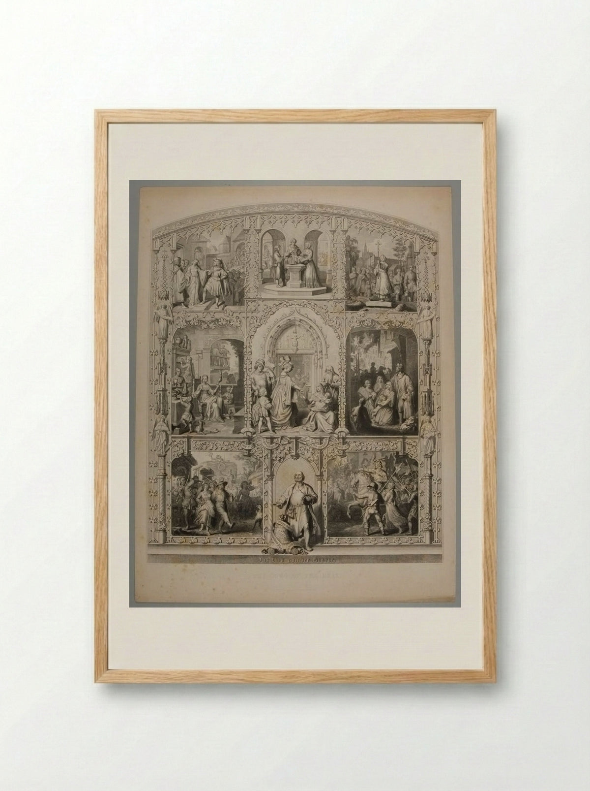 The Song of the Bell - Adrian Schleich - Framed Print Wood
